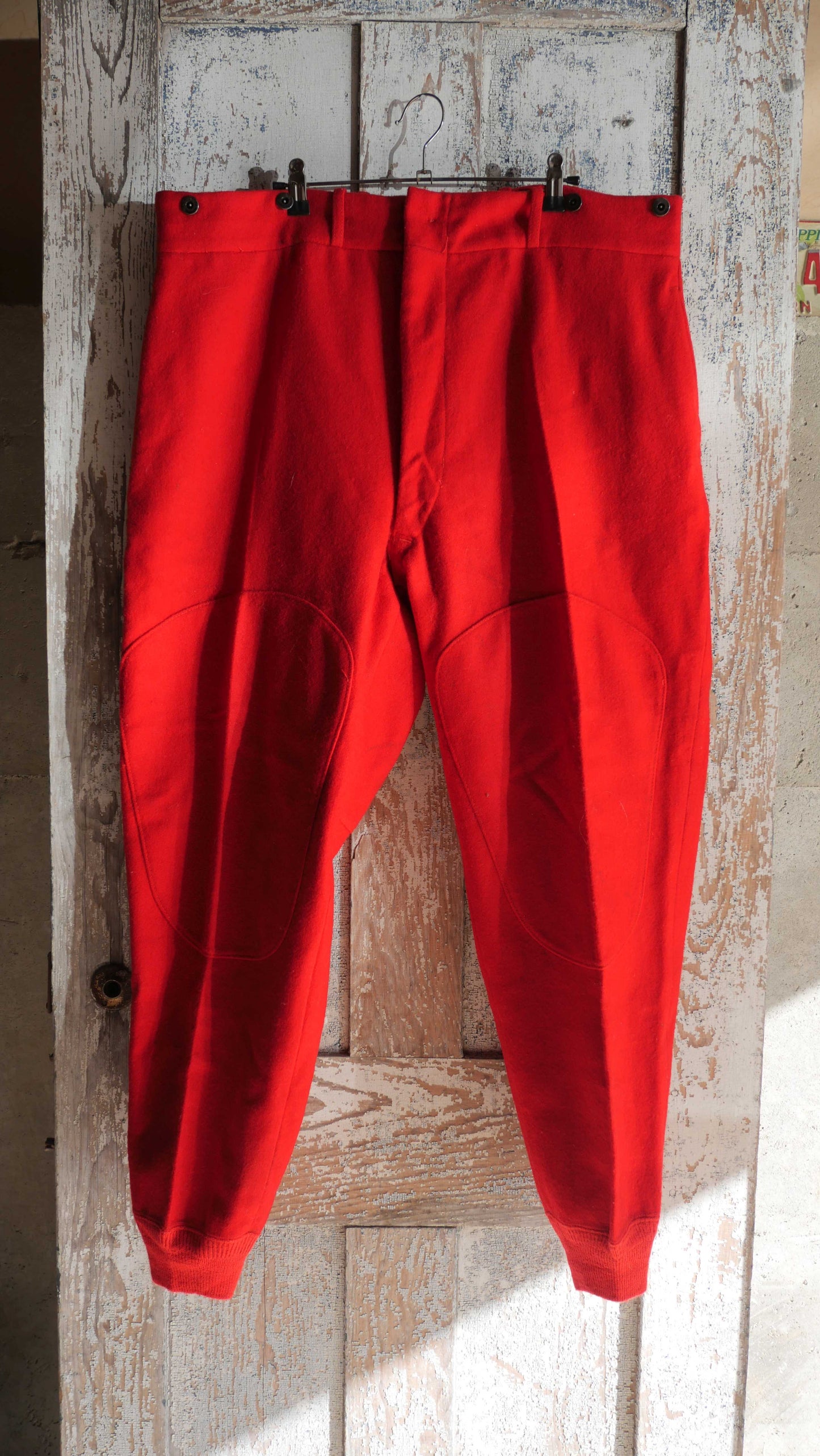 1970s Red Wool Pants | 42