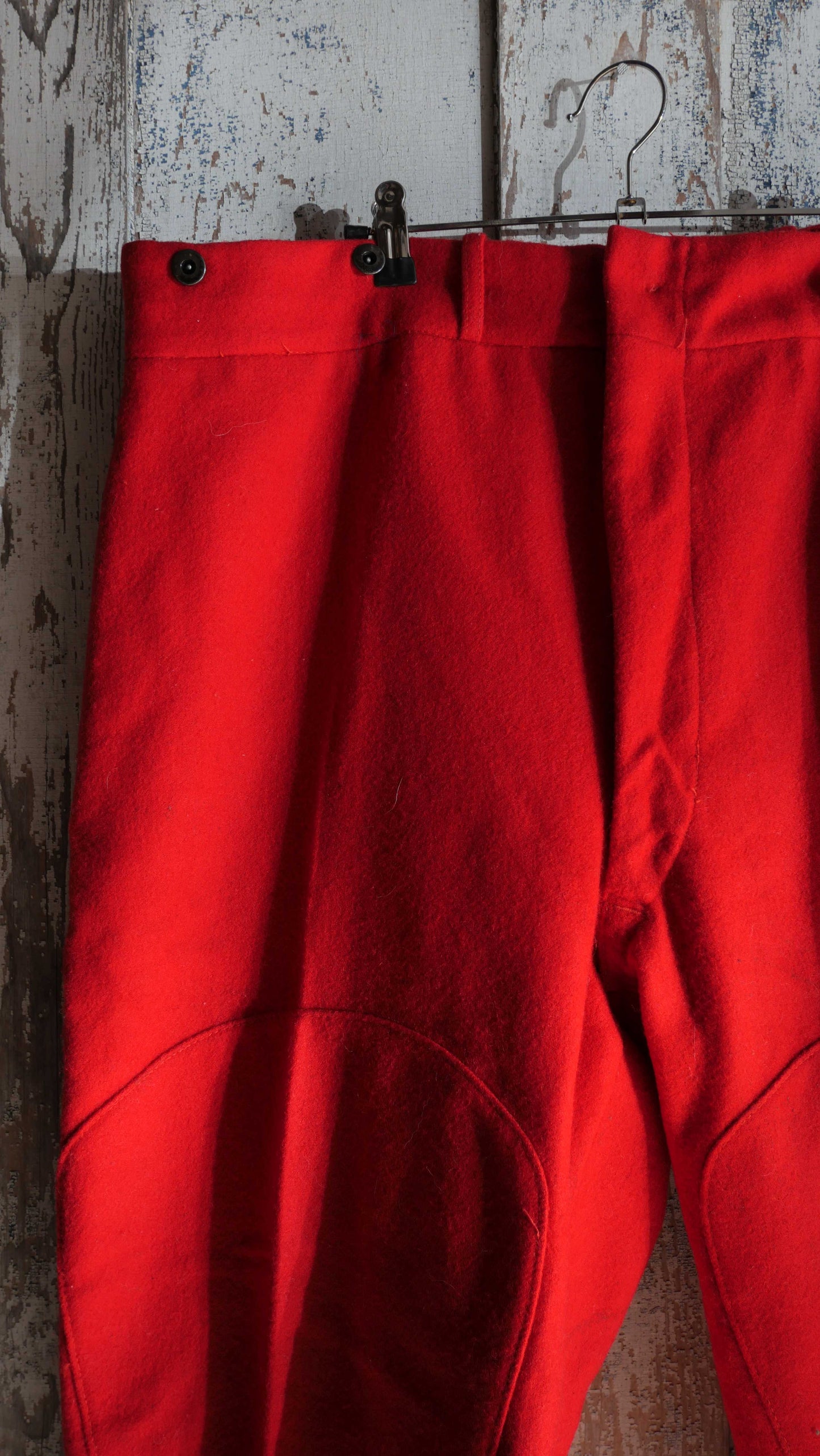 1970s Red Wool Pants | 42