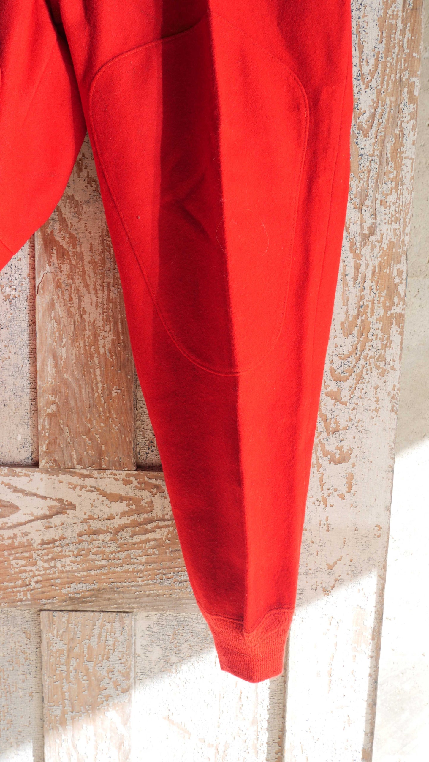 1970s Red Wool Pants | 42