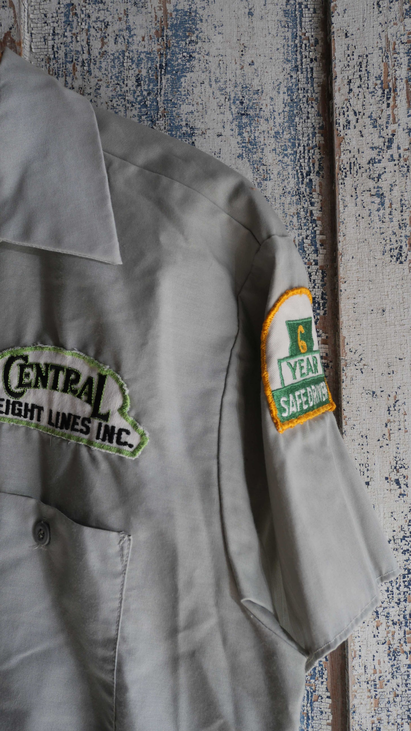 1970s Chain Stitch Work Shirt | L