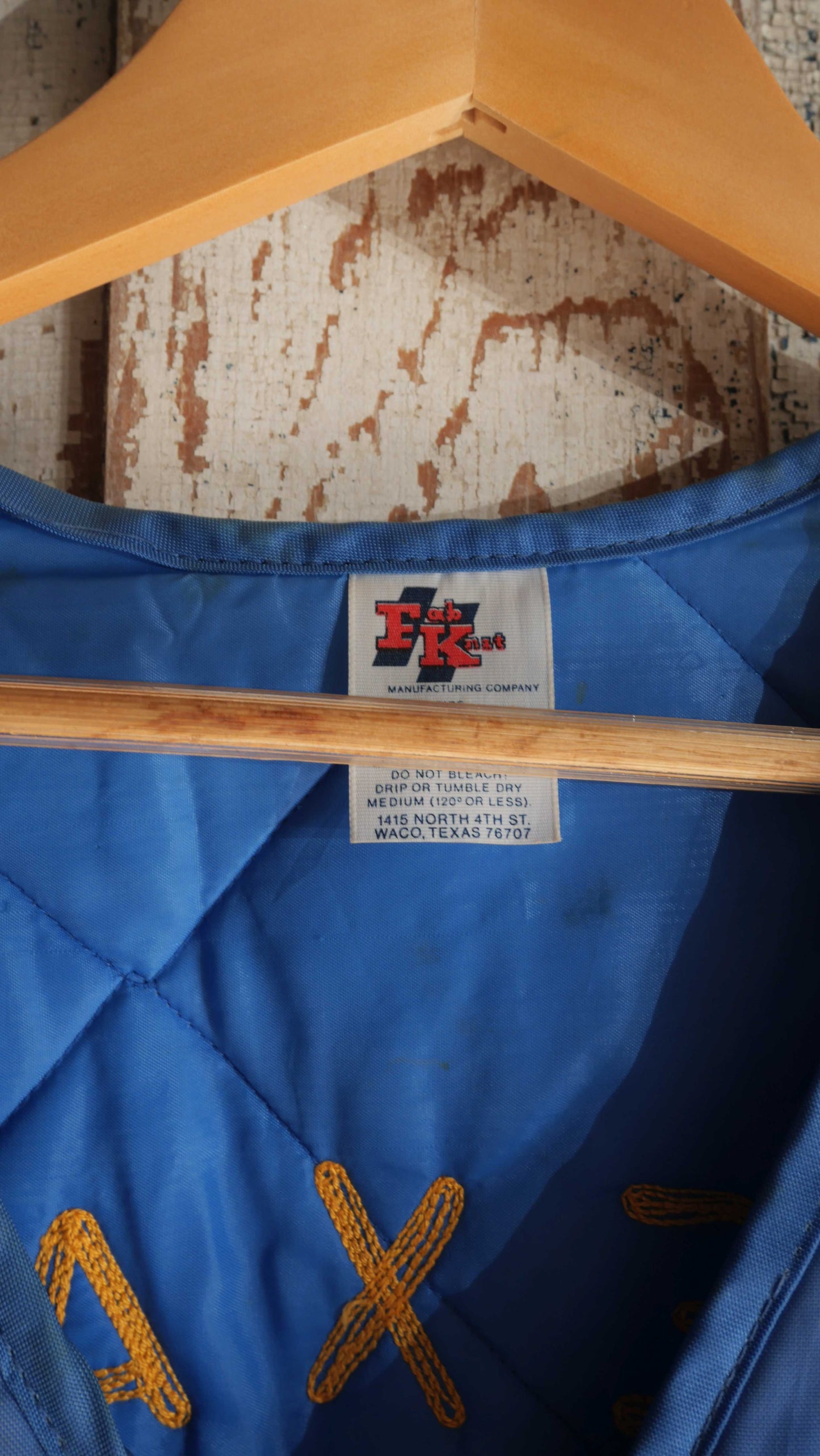 1970s FFA Quilted Vest | L