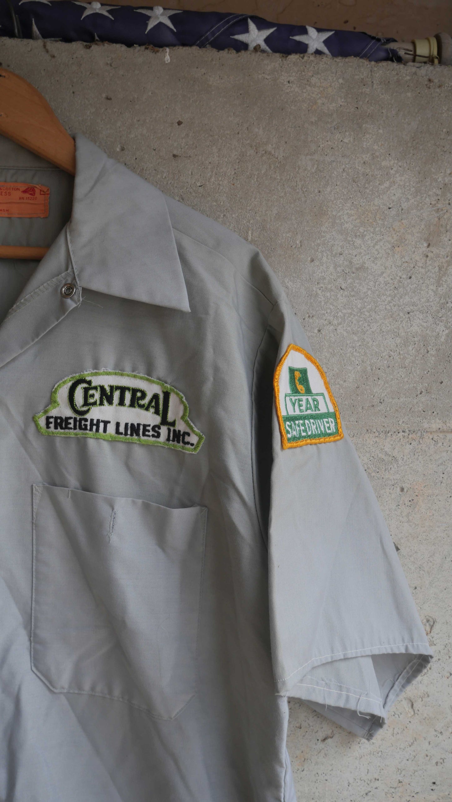 1970s Chain Stitch Work Shirt | L