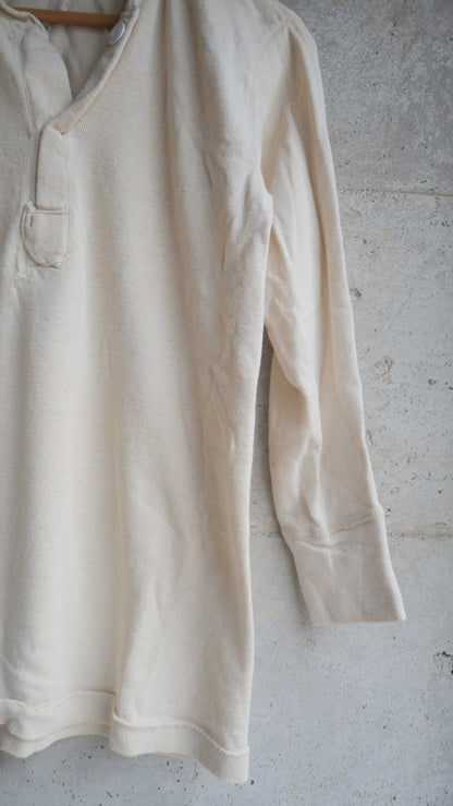 1970s Knit Henley Shirt | M