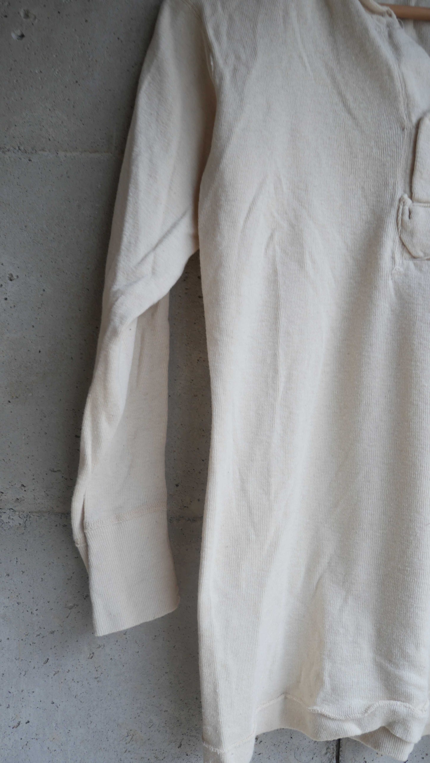 1970s Knit Henley Shirt | M