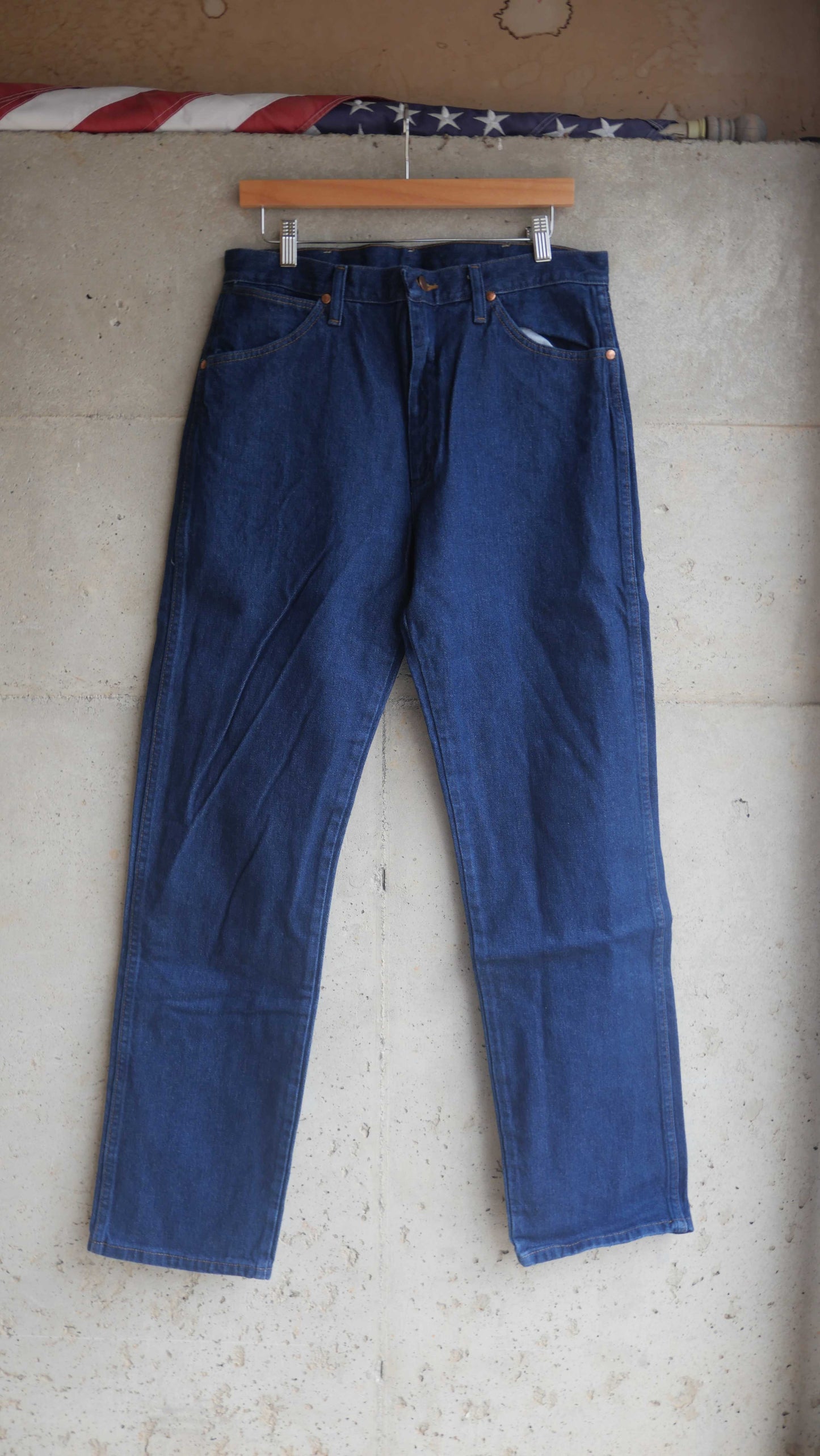 1980s Indigo Wrangler Denim | 32