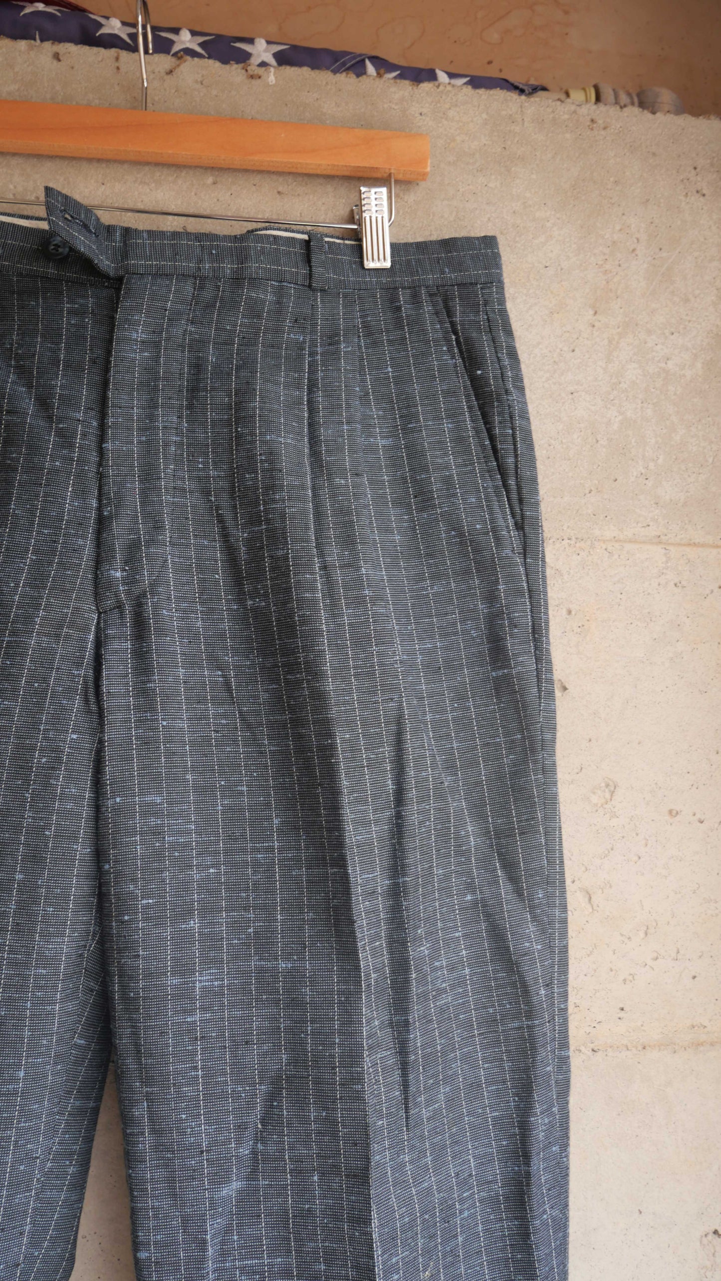 1980s Pin Stripe Slacks | 34