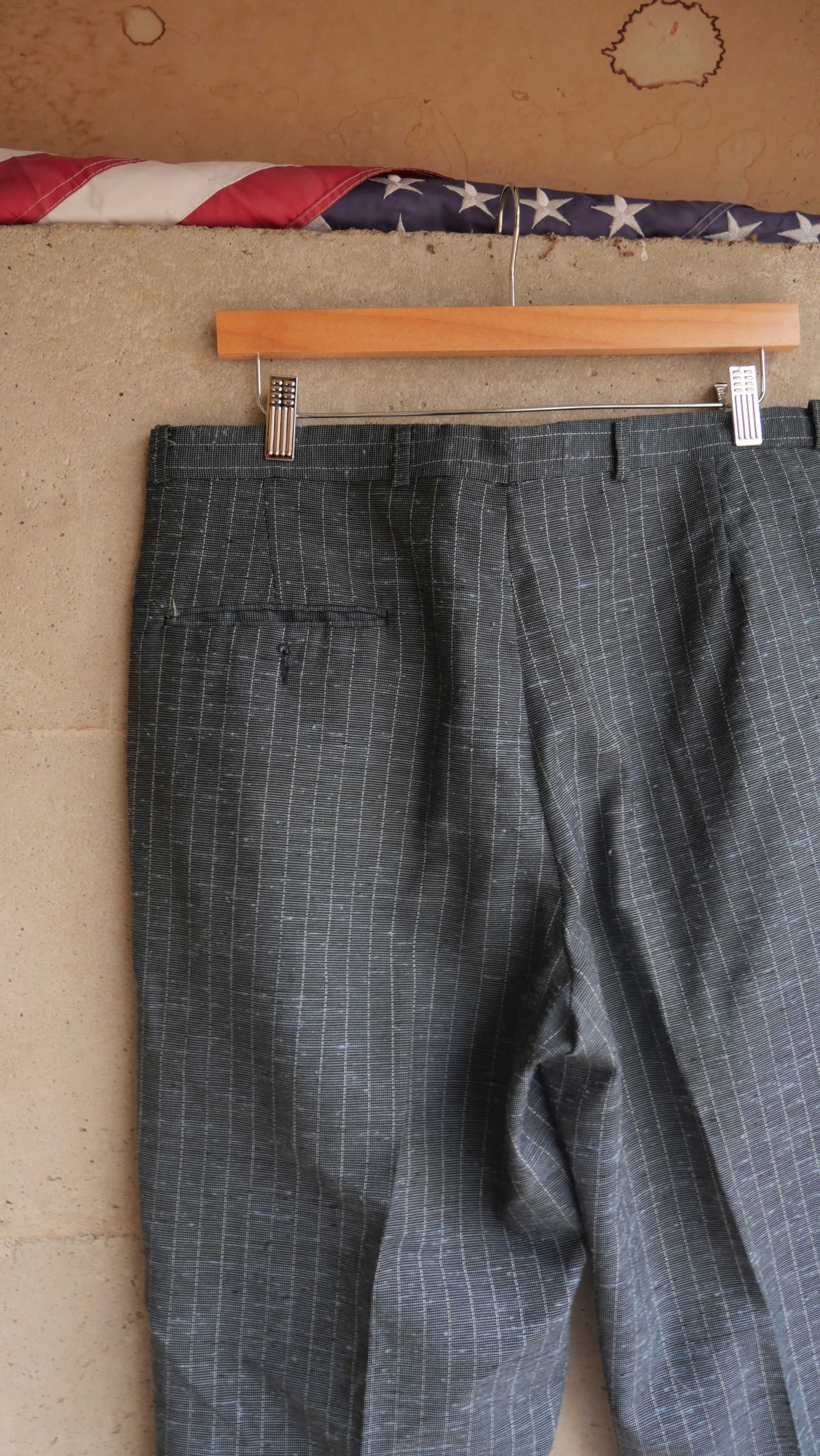 1980s Pin Stripe Slacks | 34