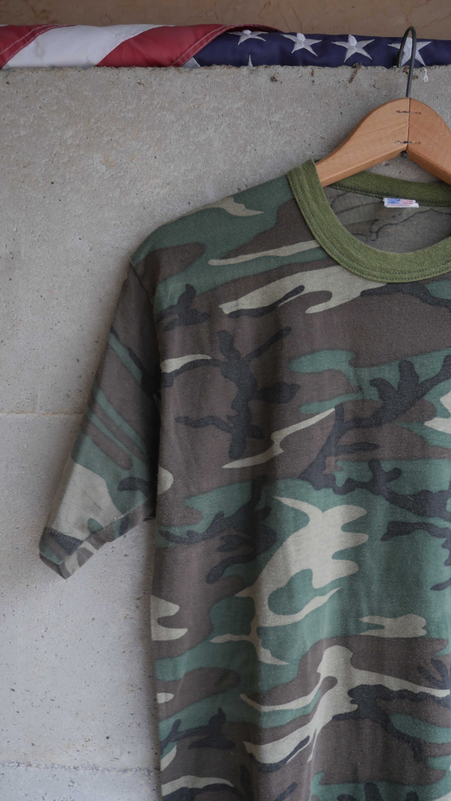 1980s Camo Pocket Tee | M