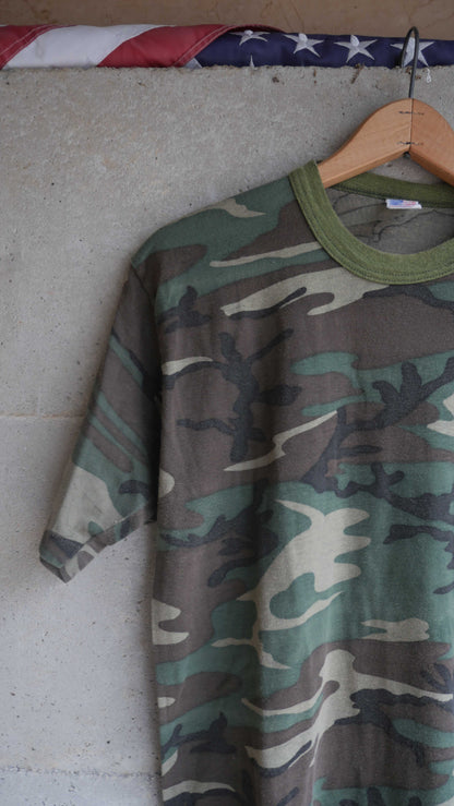 1980s Camo Pocket Tee | M