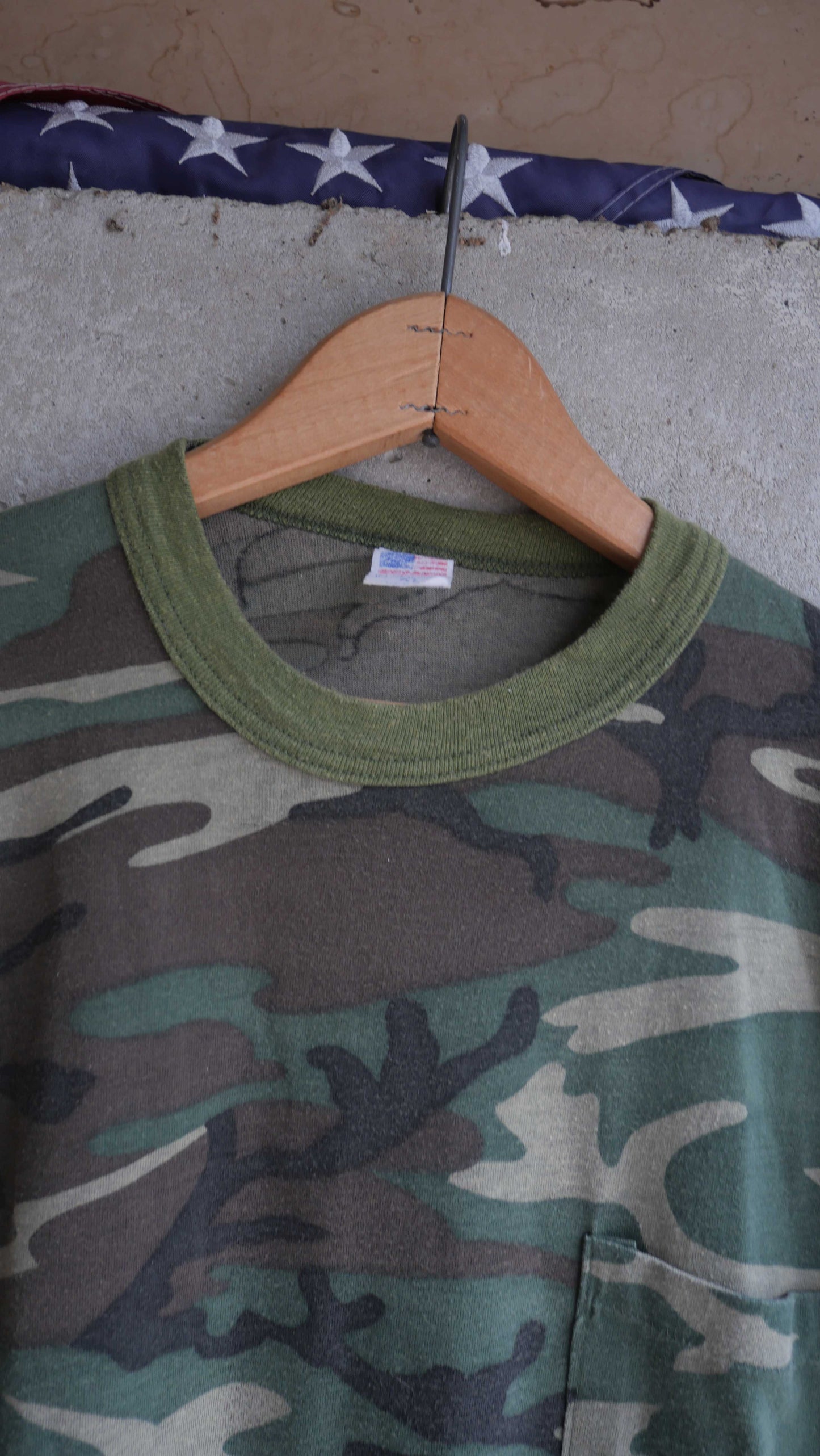 1980s Camo Pocket Tee | M