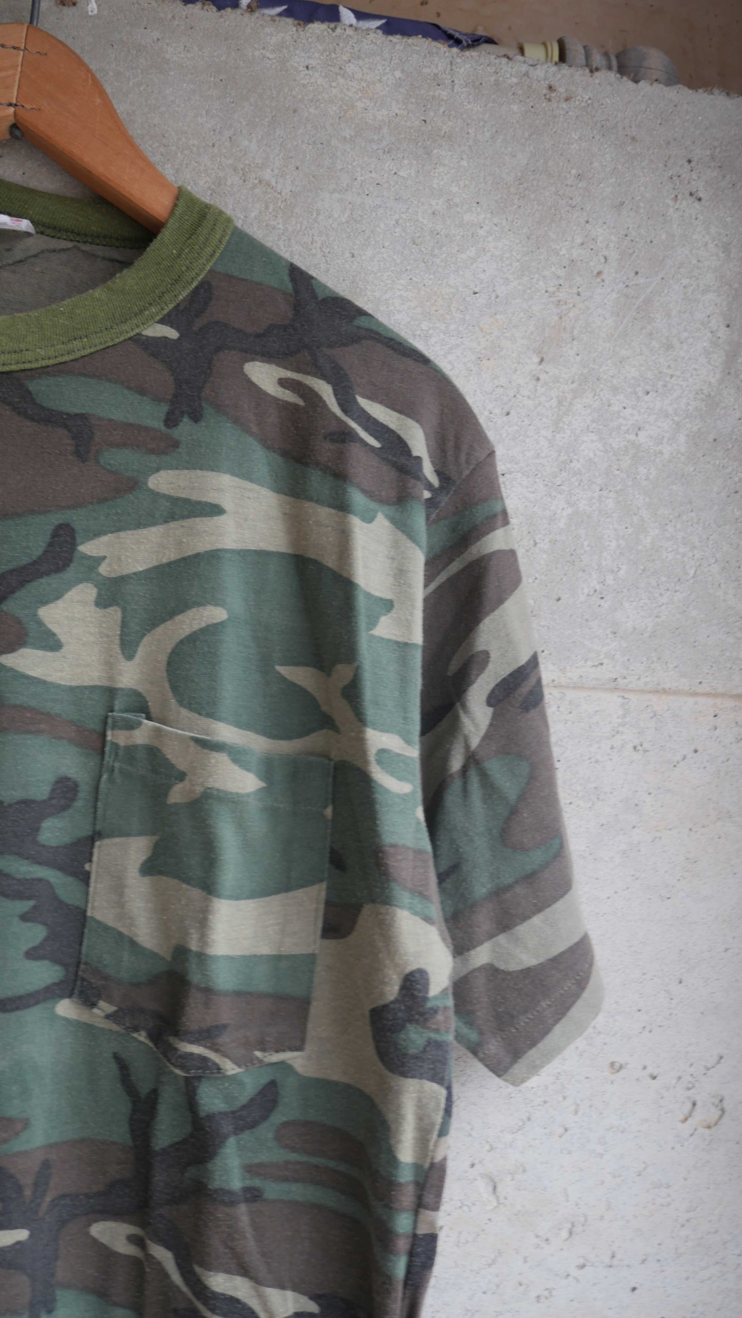 1980s Camo Pocket Tee | M