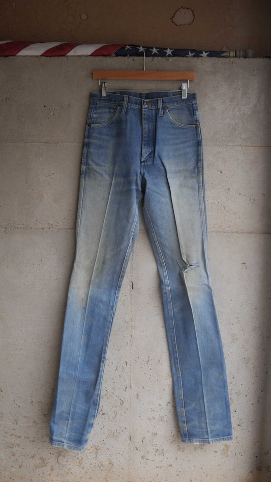 1990s Starched Wrangler Denim | 28