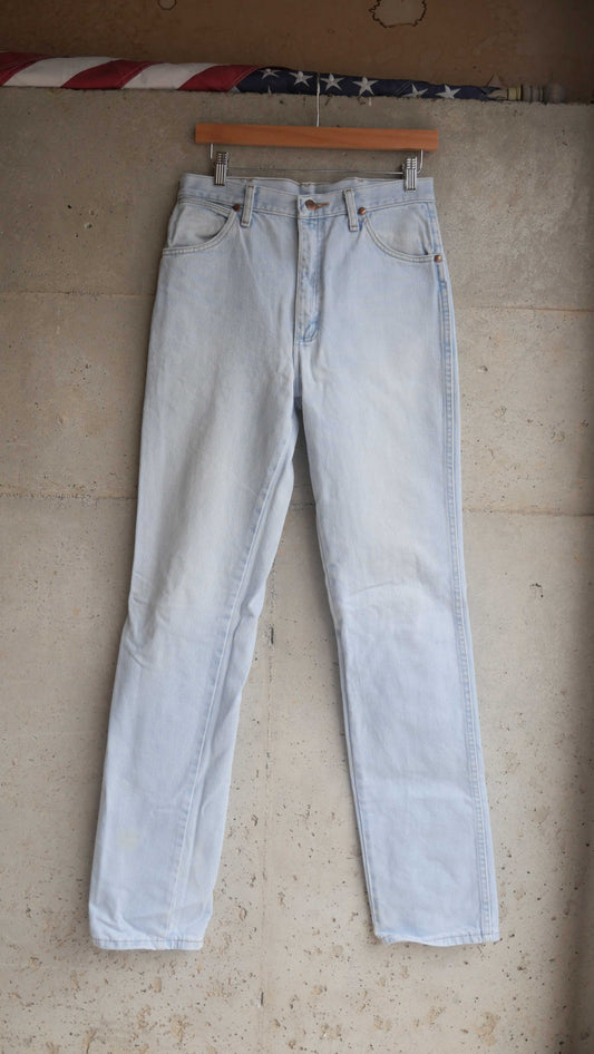 1990s Light Wash Wrangler Denim | 30