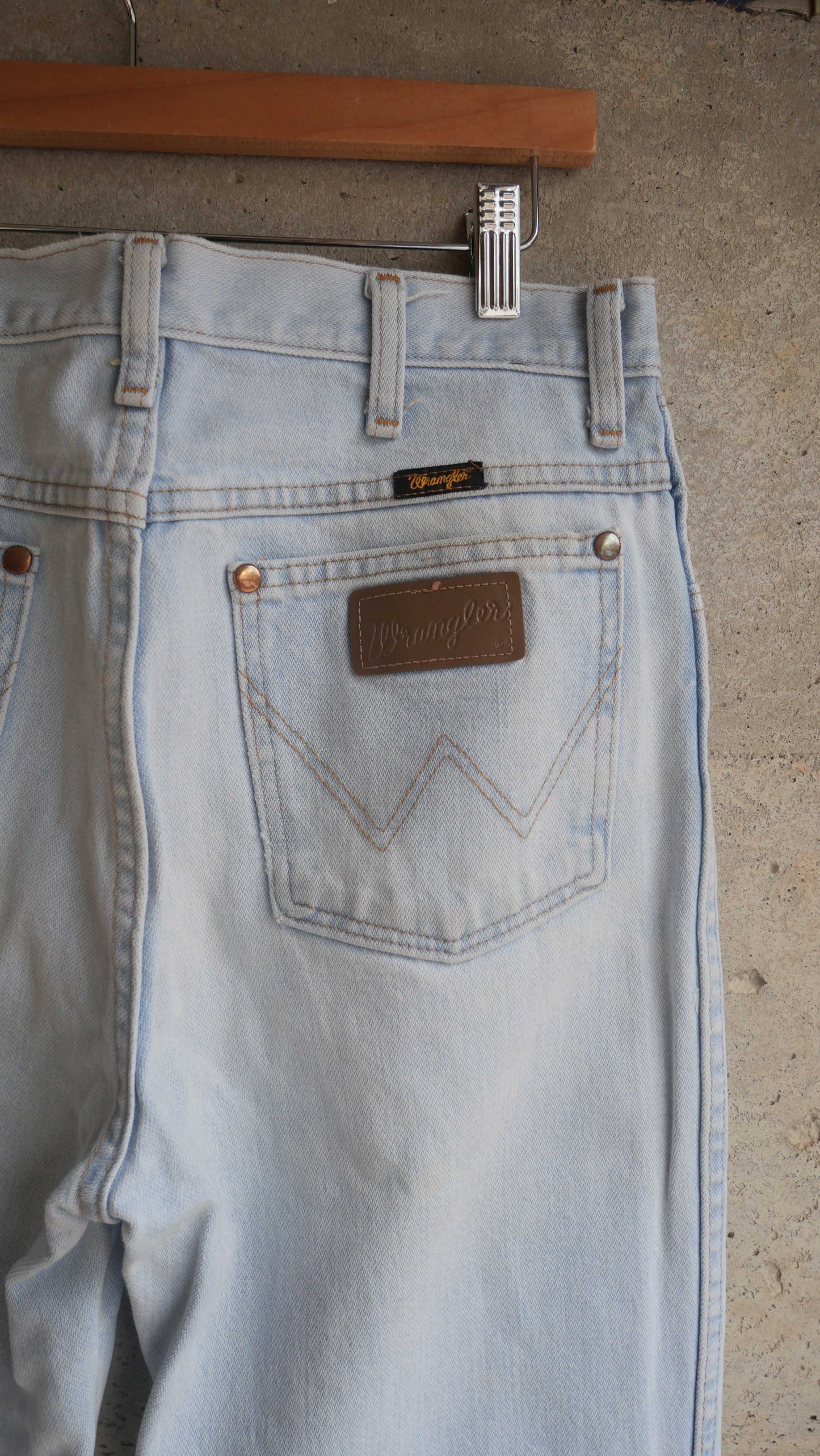 1990s Light Wash Wrangler Denim | 30