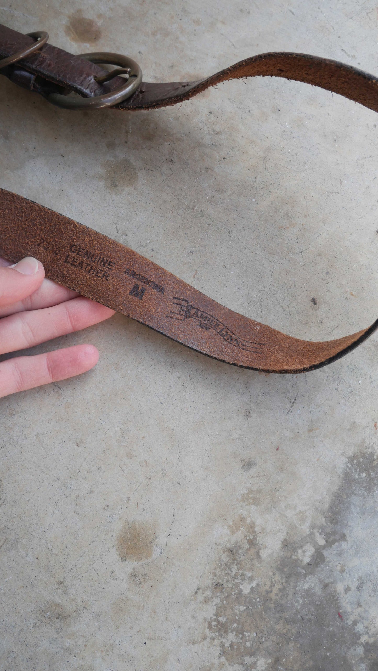 1980s Leather Belt | 28
