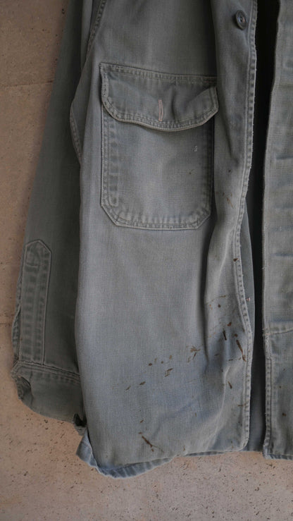 1960s Faded Military Shirt | M