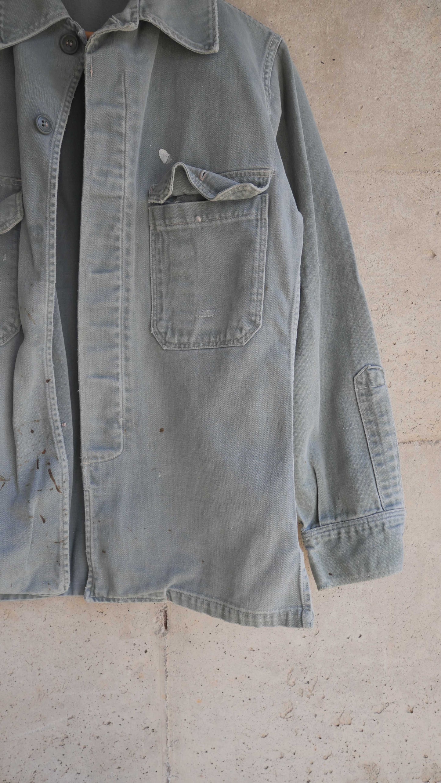 1960s Faded Military Shirt | M