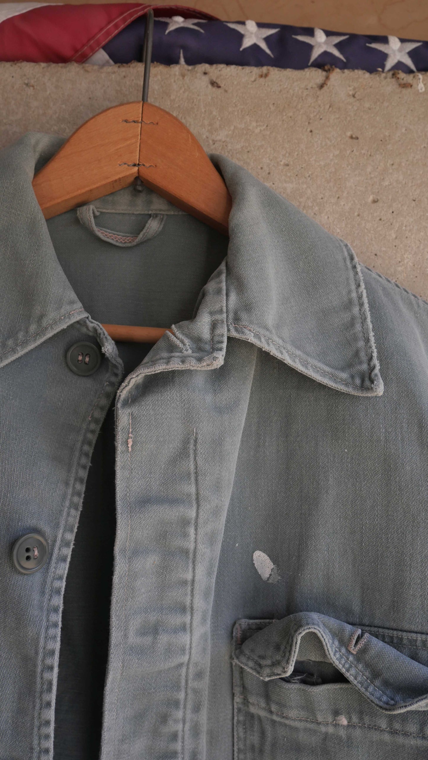 1960s Faded Military Shirt | M