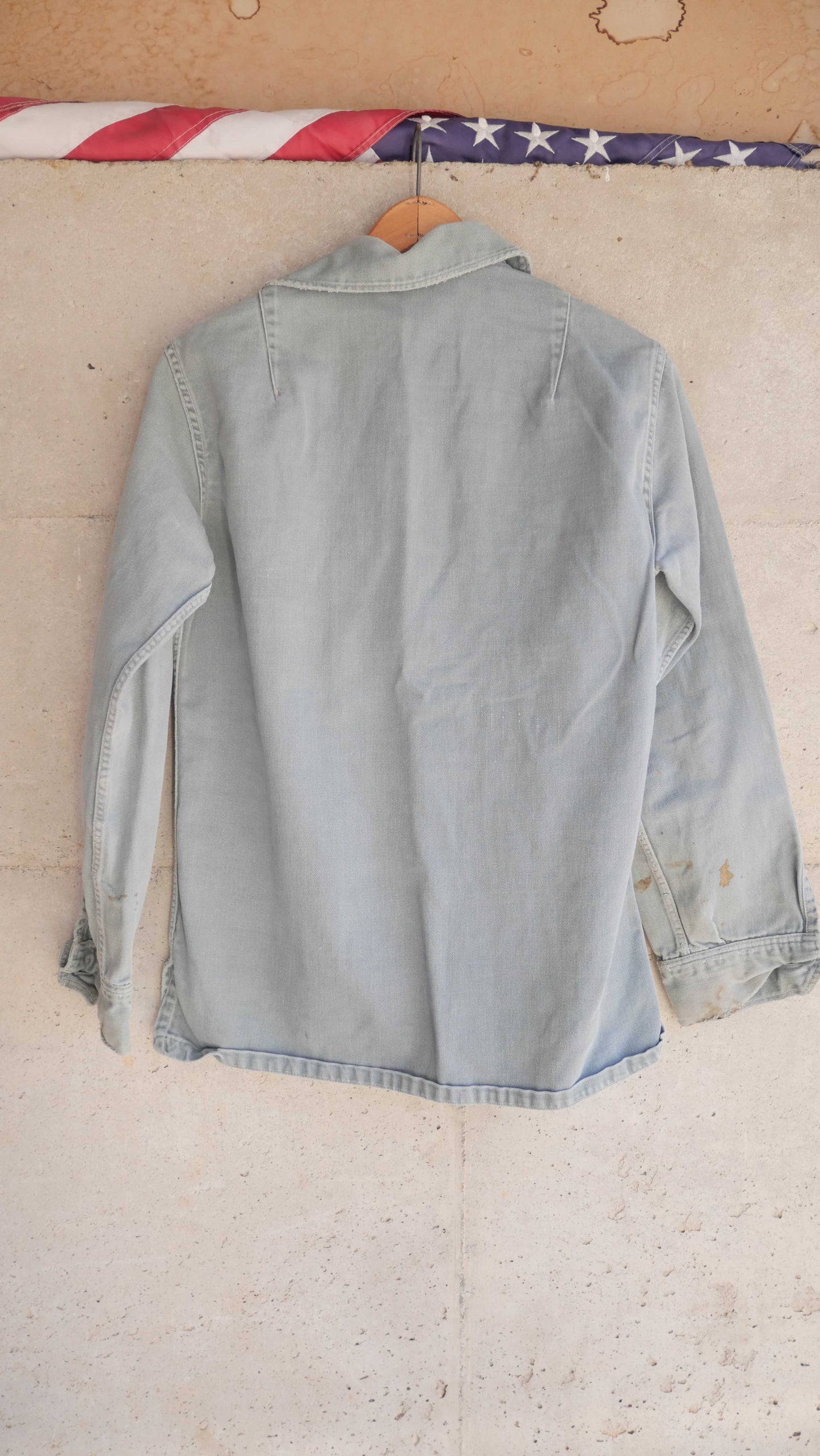 1960s Faded Military Shirt | M