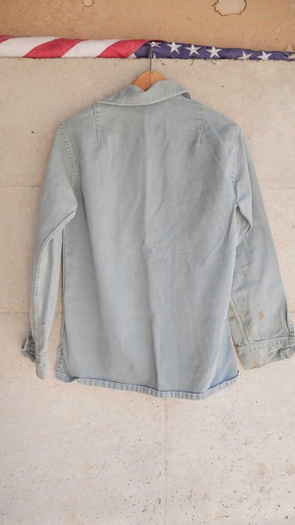1960s Faded Military Shirt | M