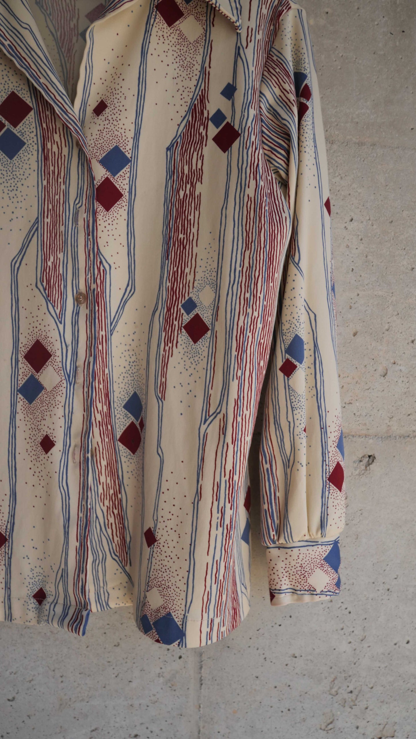 1970s Polyester Shirt | M