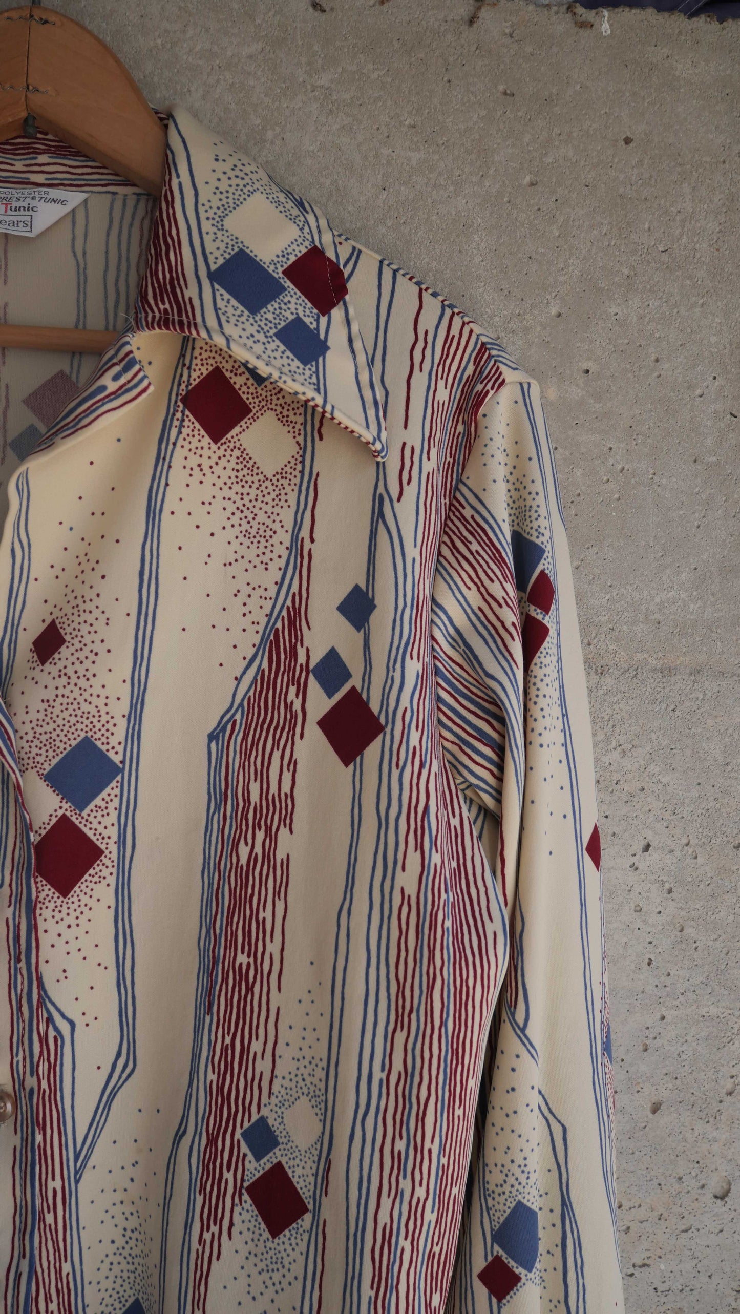 1970s Polyester Shirt | M