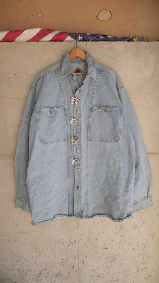 1990s Fireman Clasp Jacket | L