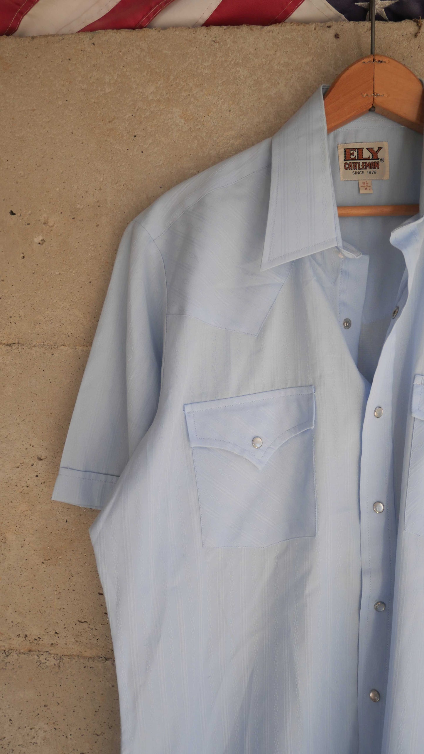 1970s Pearl Snap Shirt | L