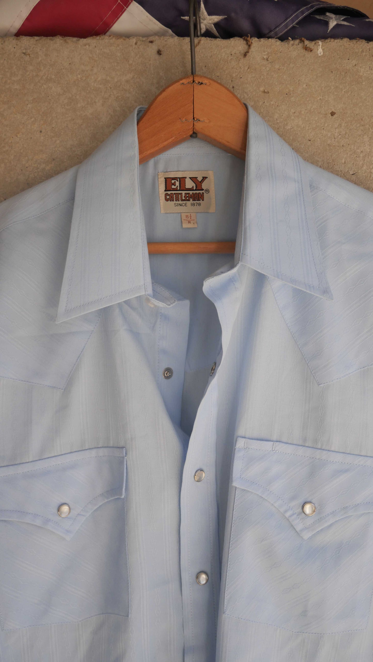 1970s Pearl Snap Shirt | L