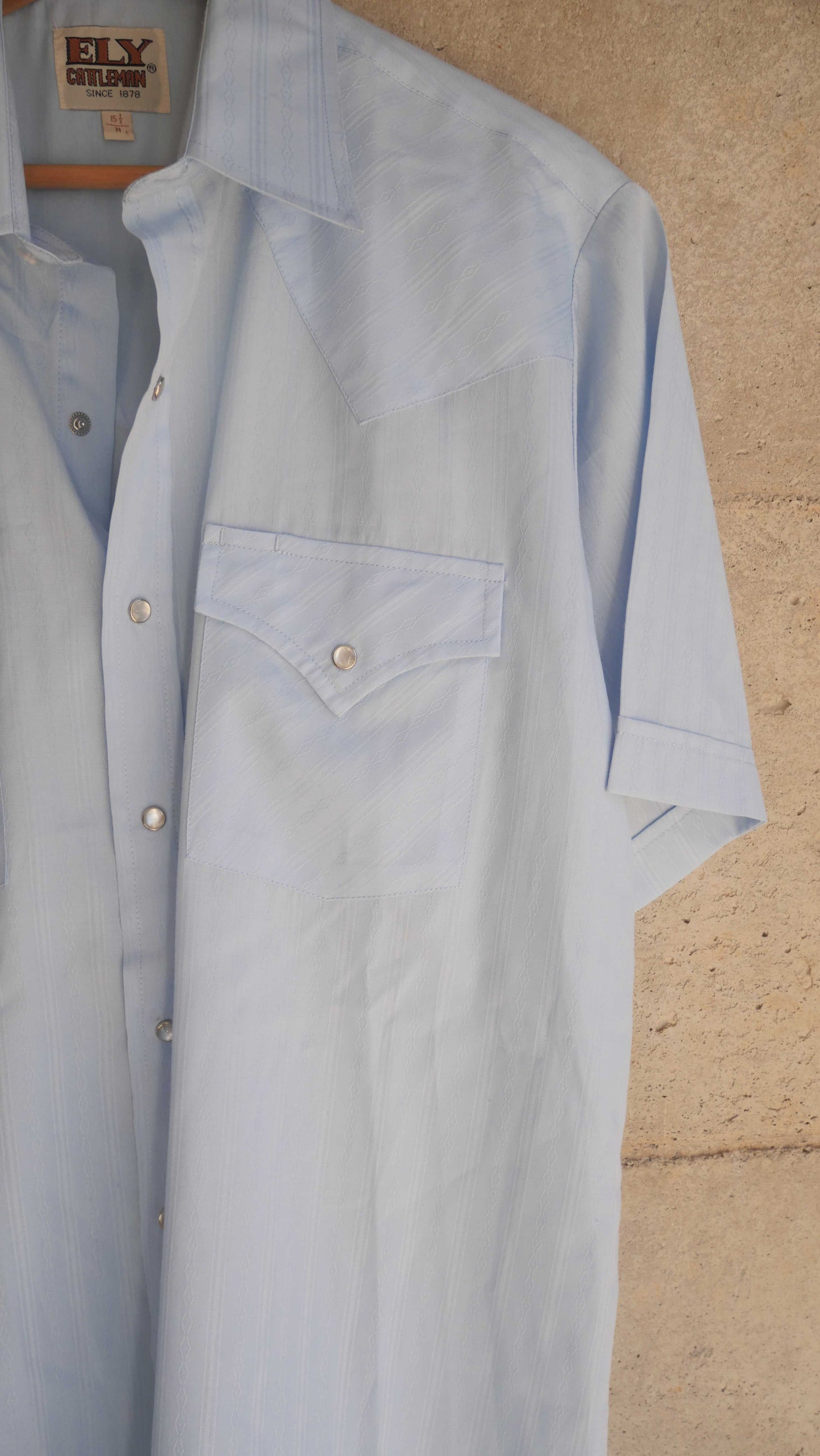 1970s Pearl Snap Shirt | L
