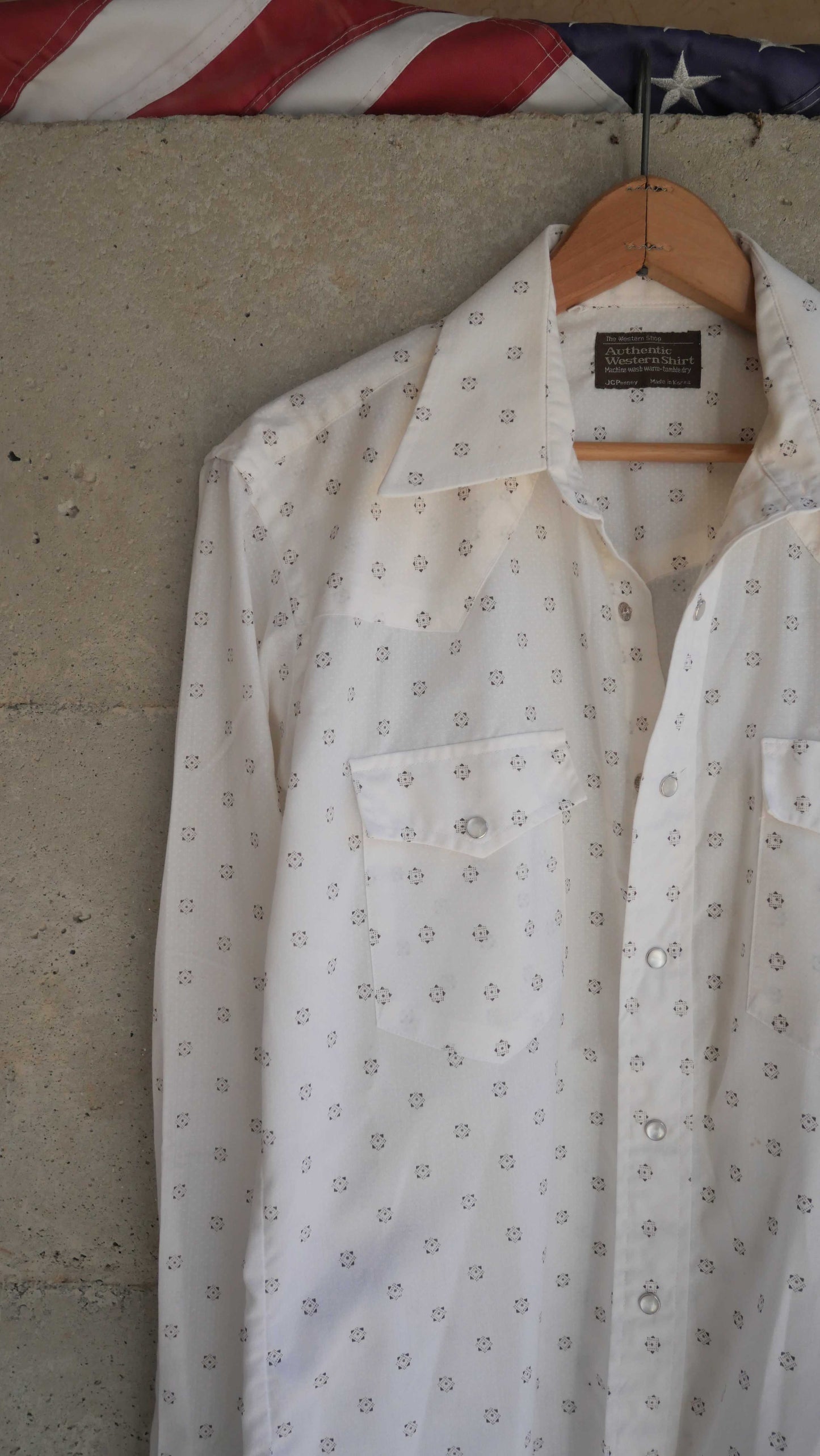 1970s Pearl Snap Shirt | M