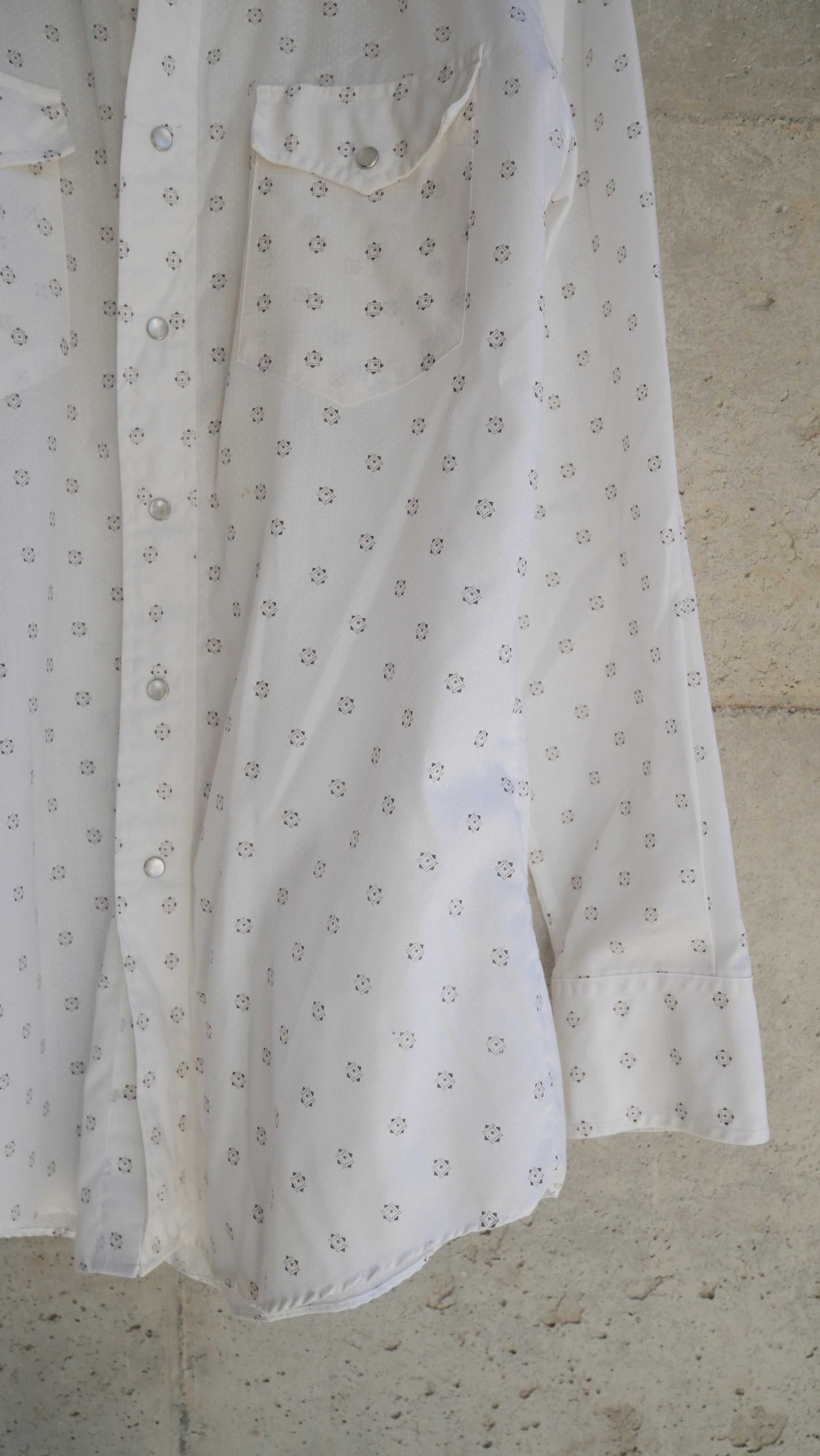 1970s Pearl Snap Shirt | M