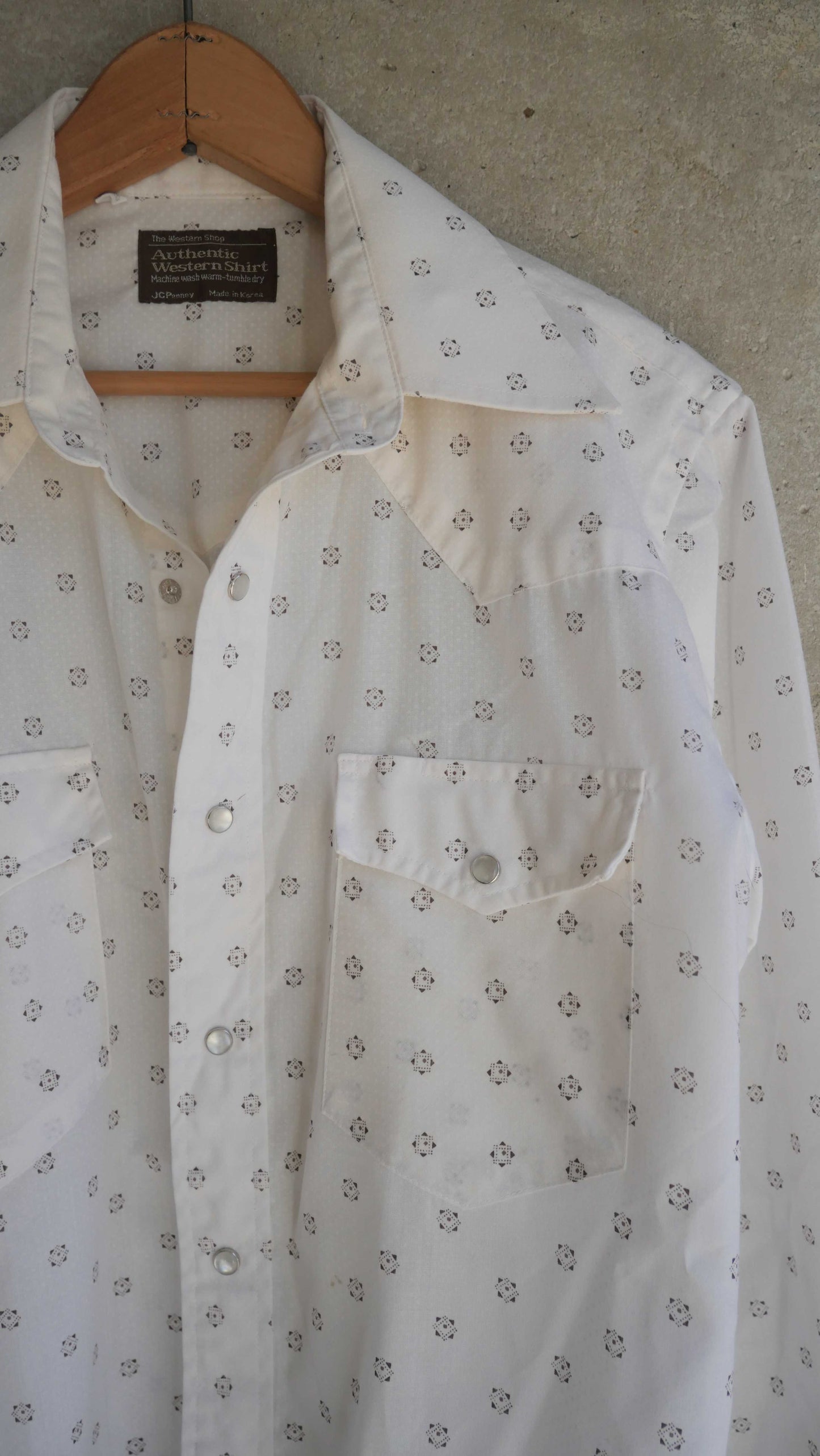 1970s Pearl Snap Shirt | M