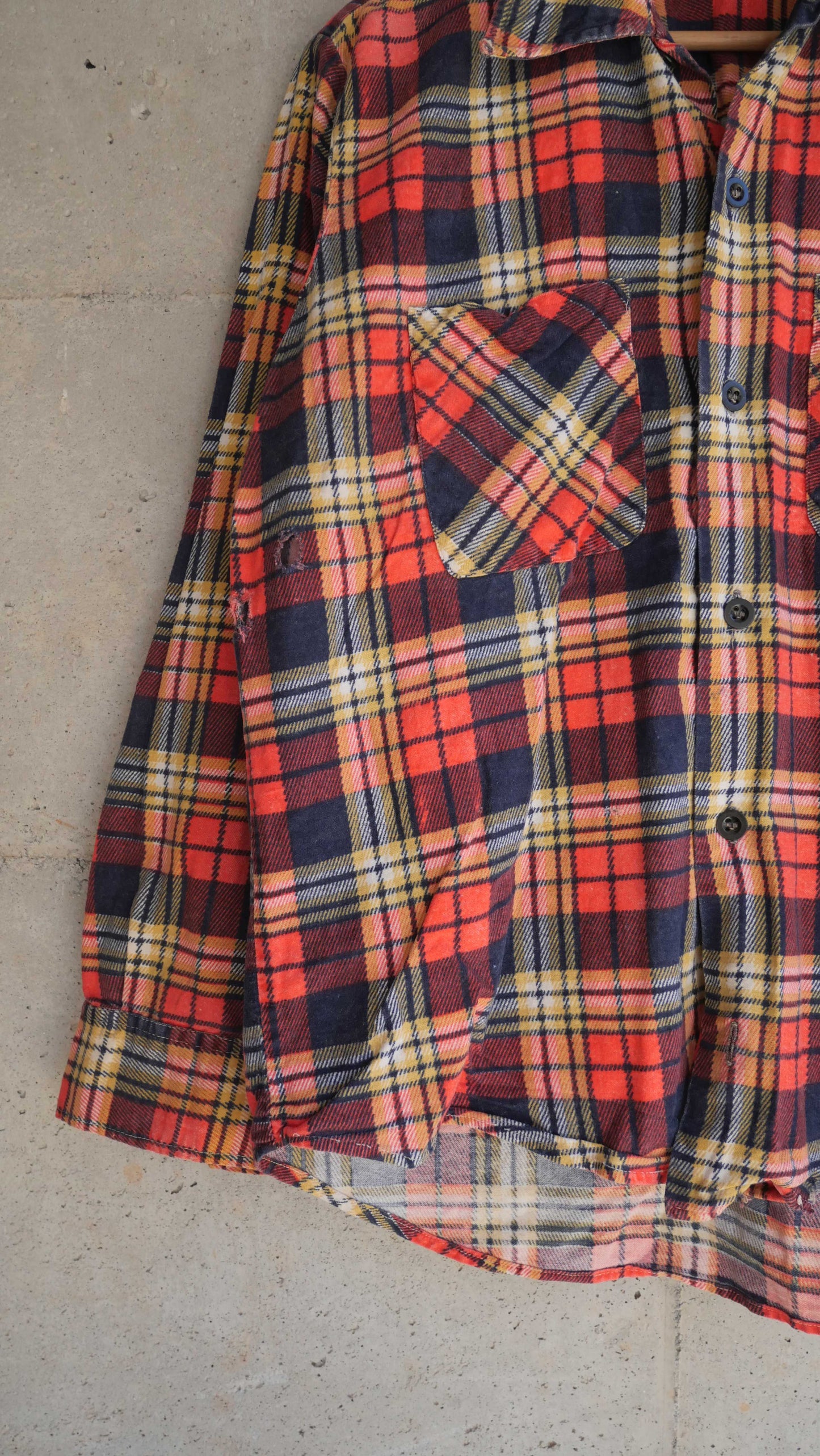 1970s Printed Flannel | M