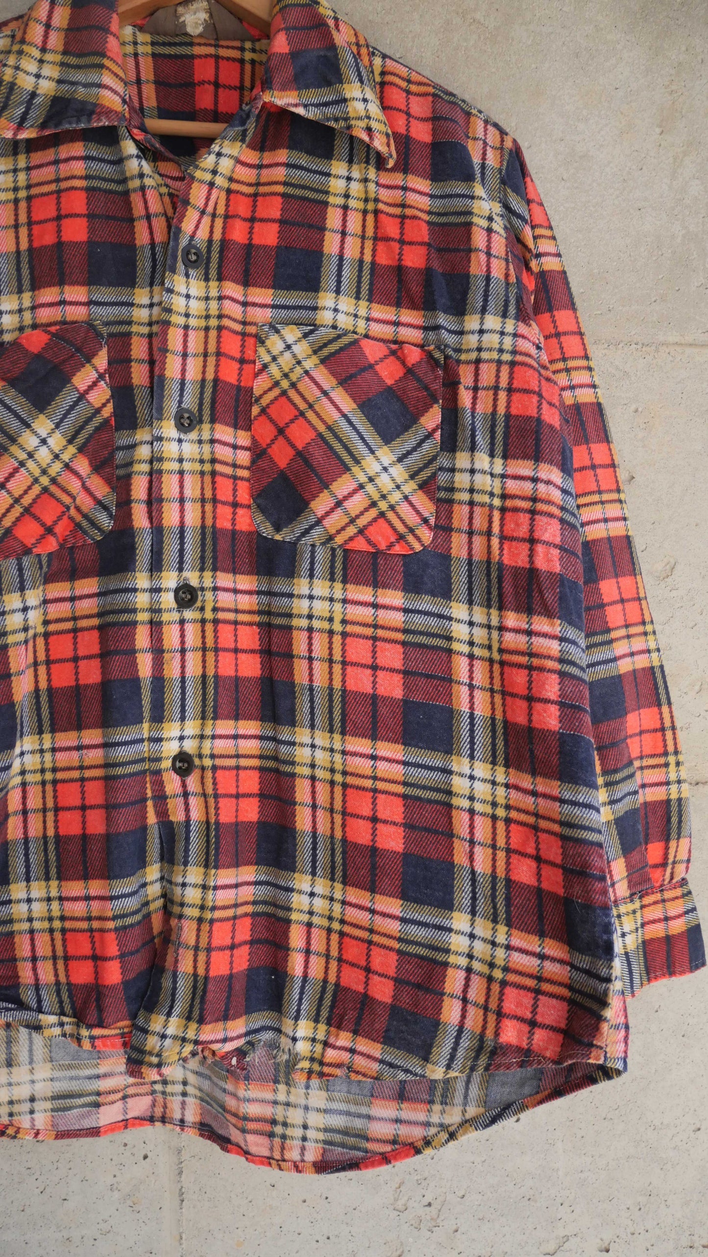 1970s Printed Flannel | M
