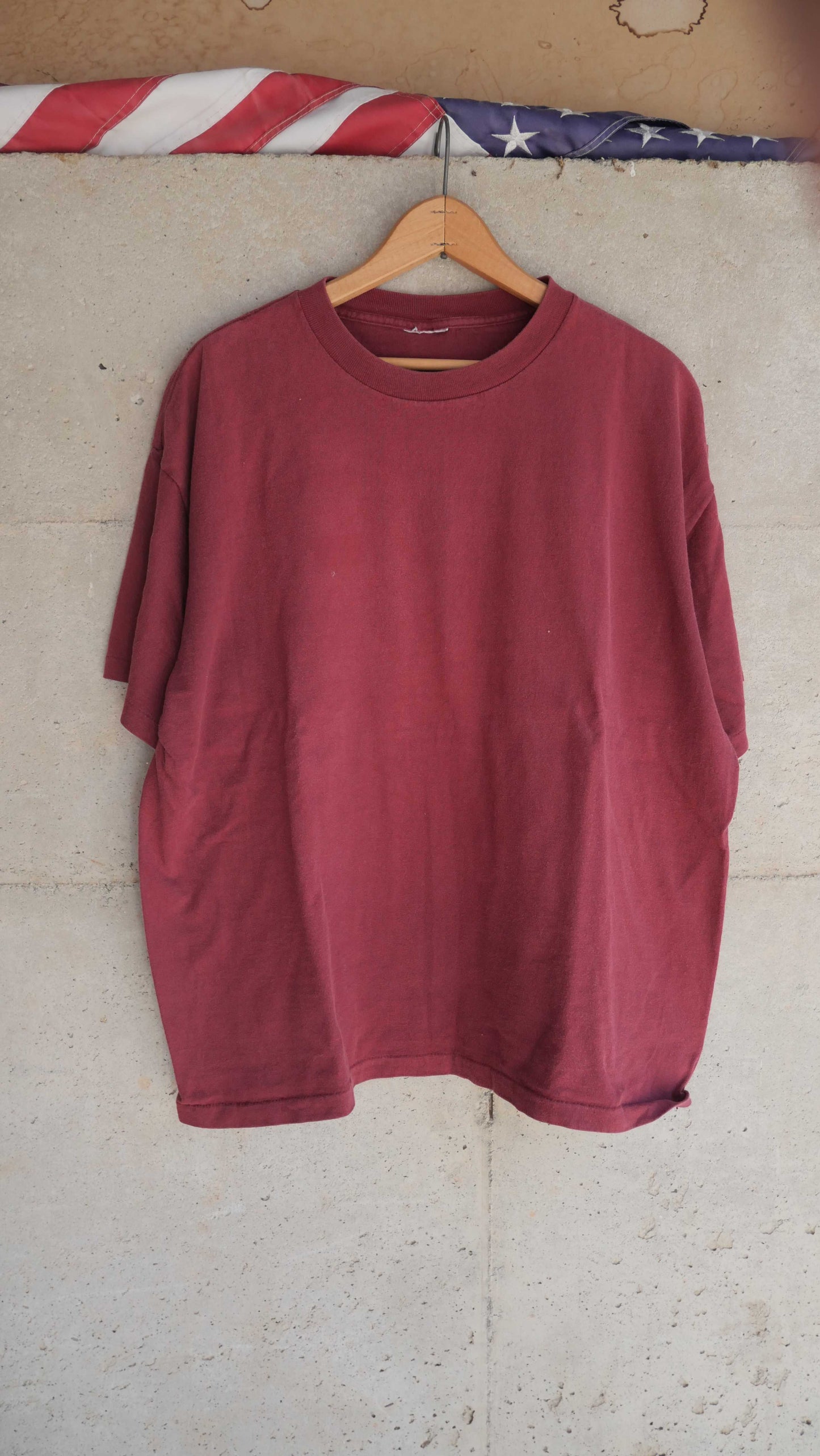 1990s Boxy Blank Tee | L