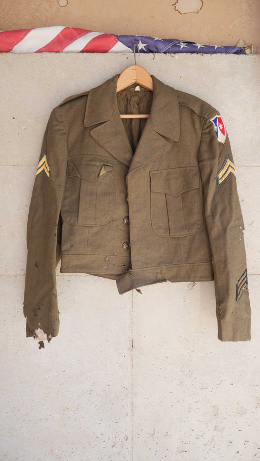 1950s Chopped Military Jacket | S