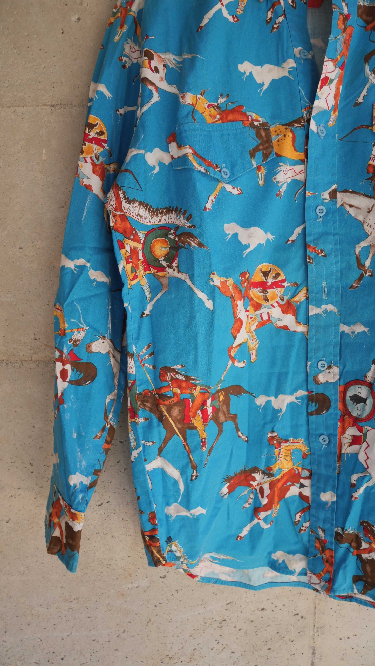 1980s Western Button Up | L