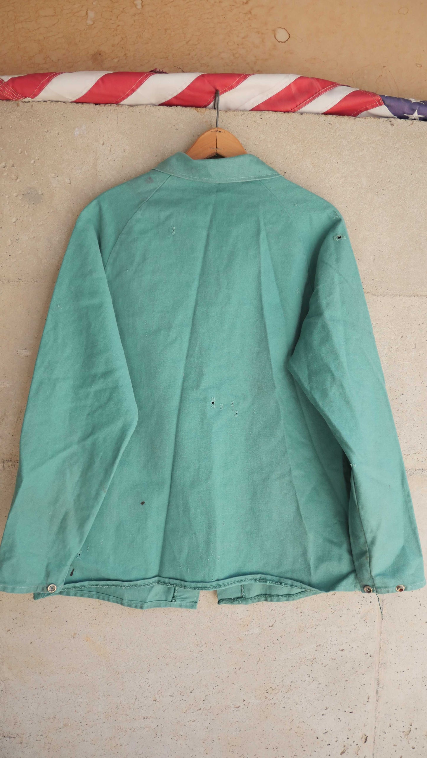 1970s Teal Work Jacket | L