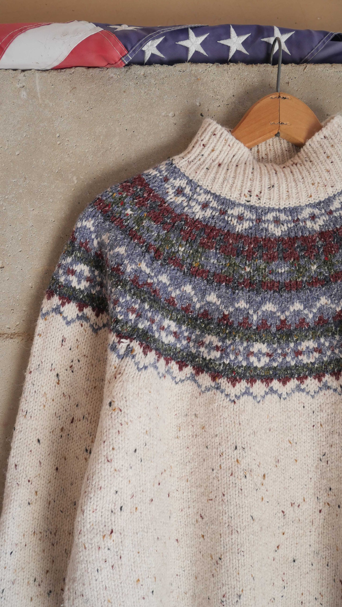 1990s Fisherman Knit Sweater | M