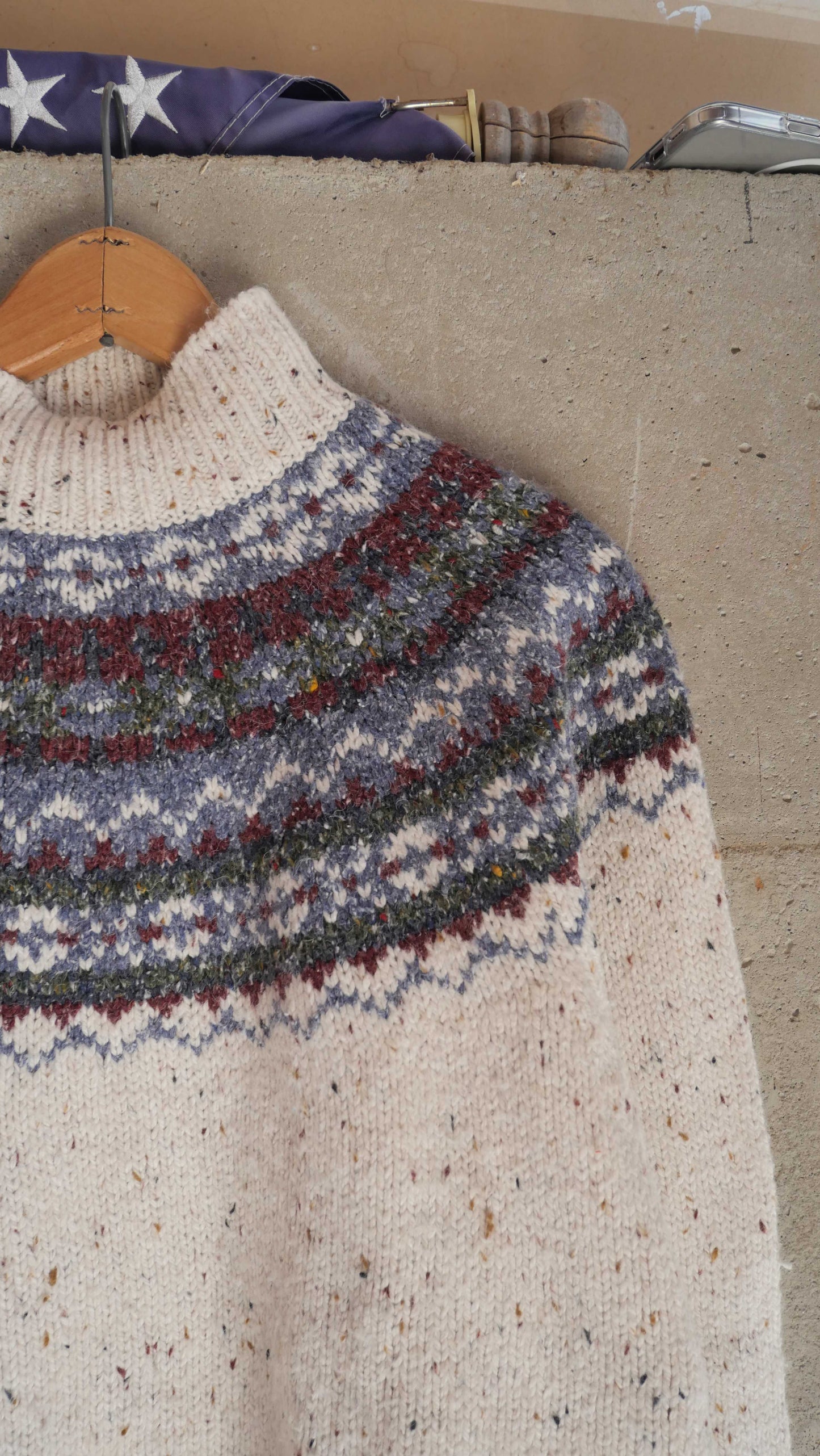 1990s Fisherman Knit Sweater | M