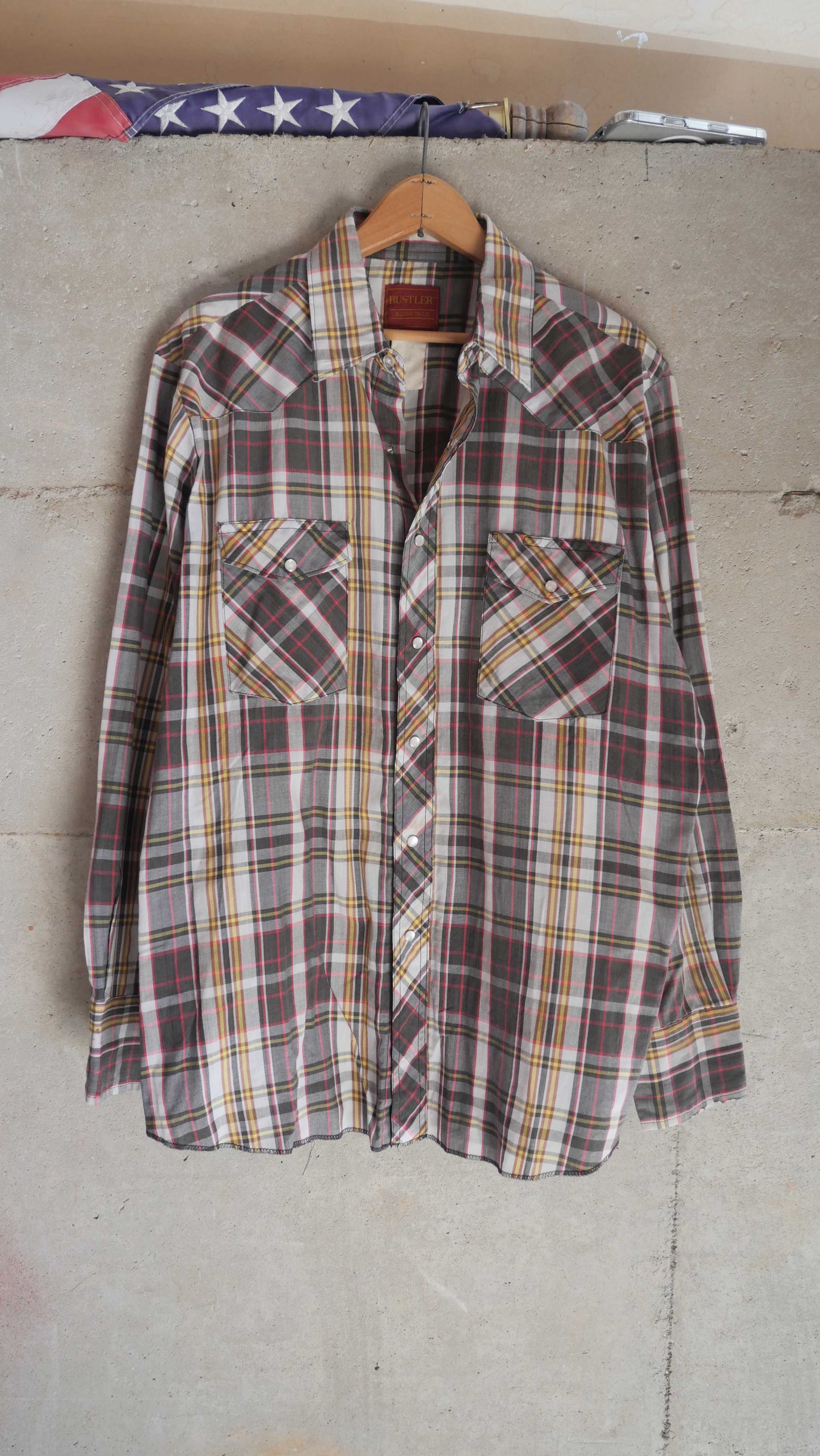 1980s Rustler Pearl Snap | L