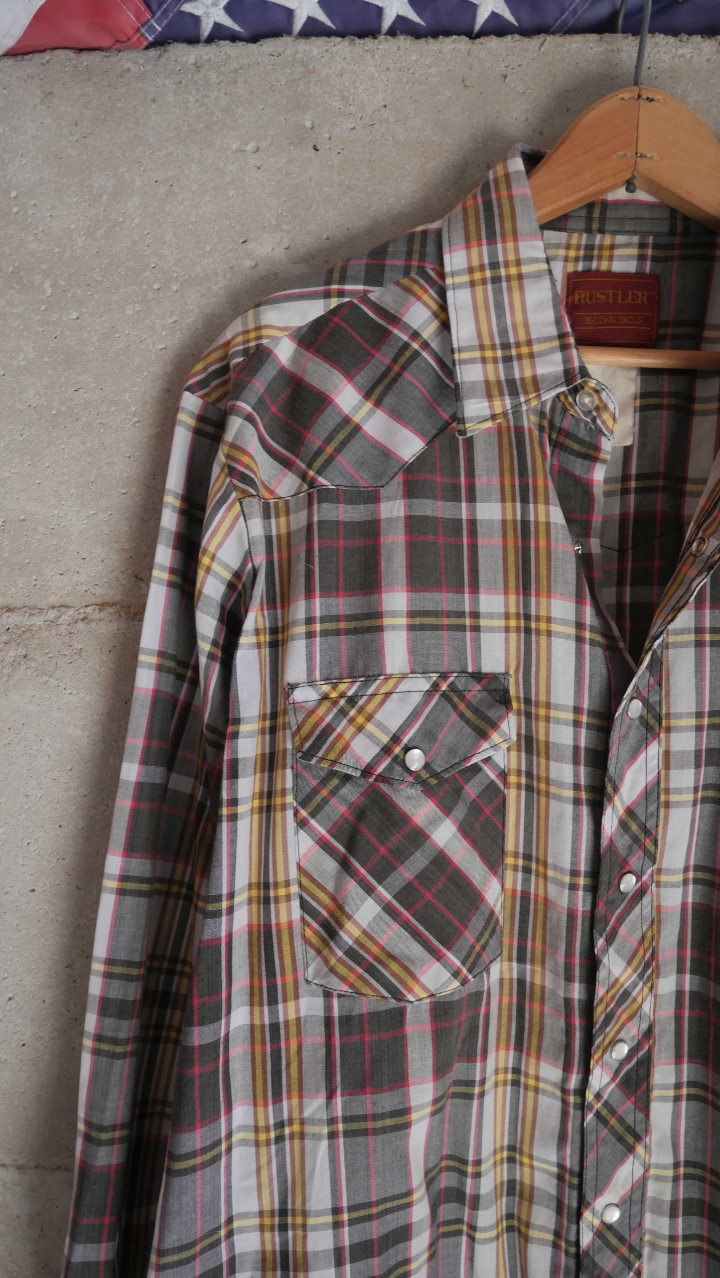 1980s Rustler Pearl Snap | L