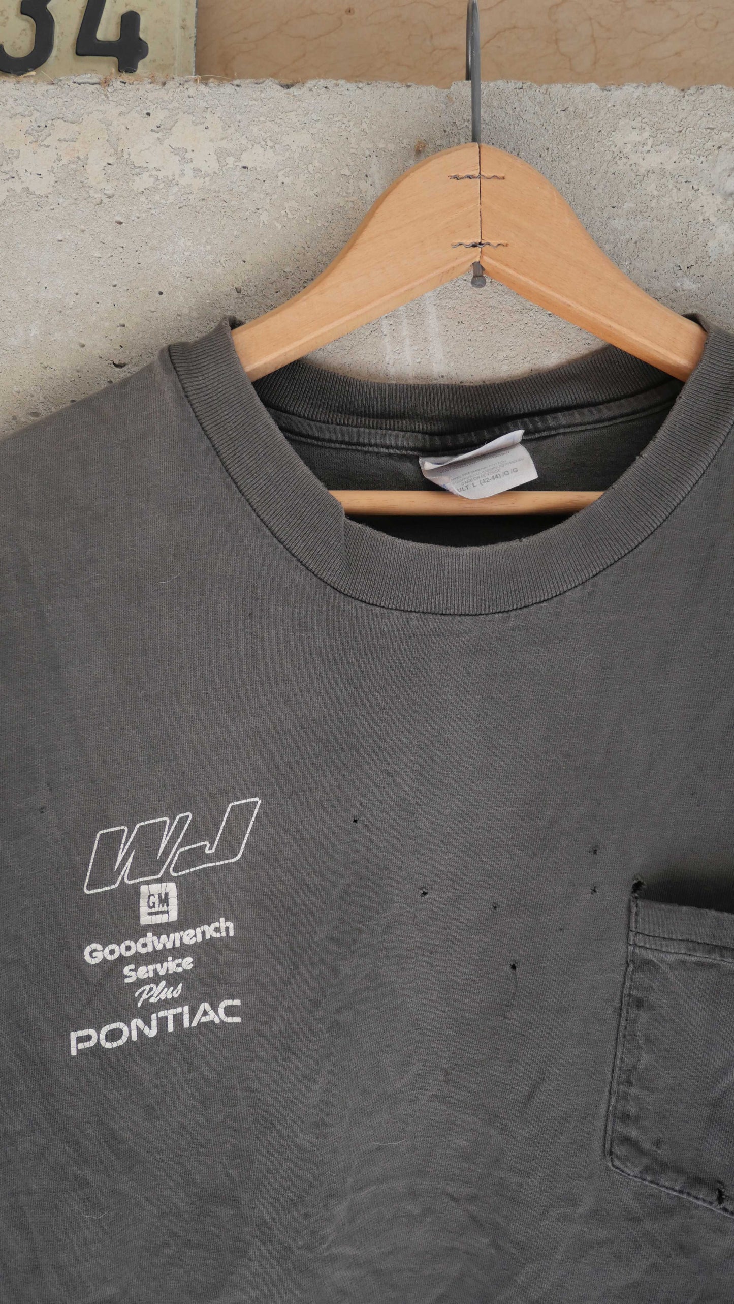 1990s Faded Pocket Tee | L