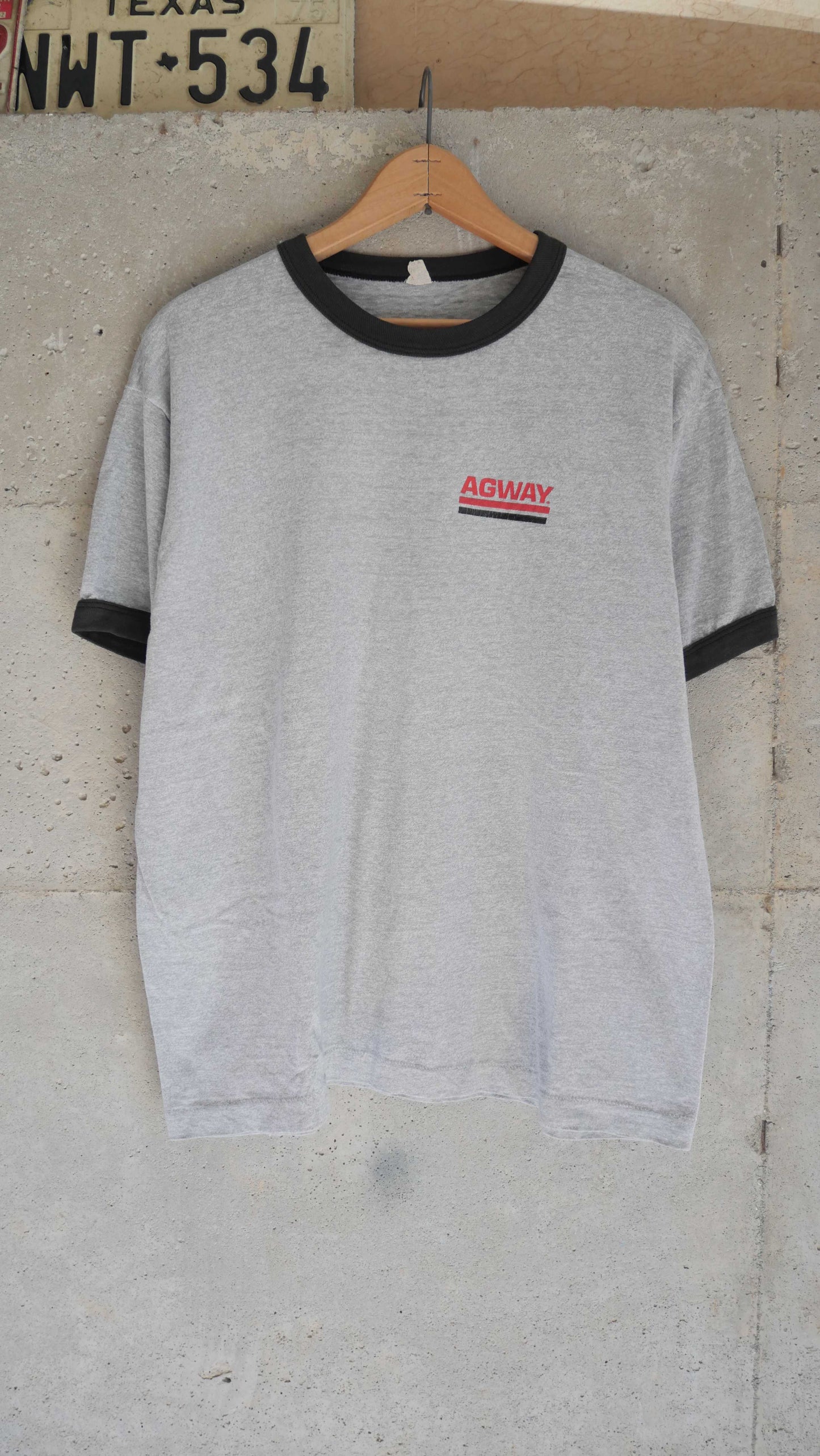 1980s Boxy Ringer Tee | L