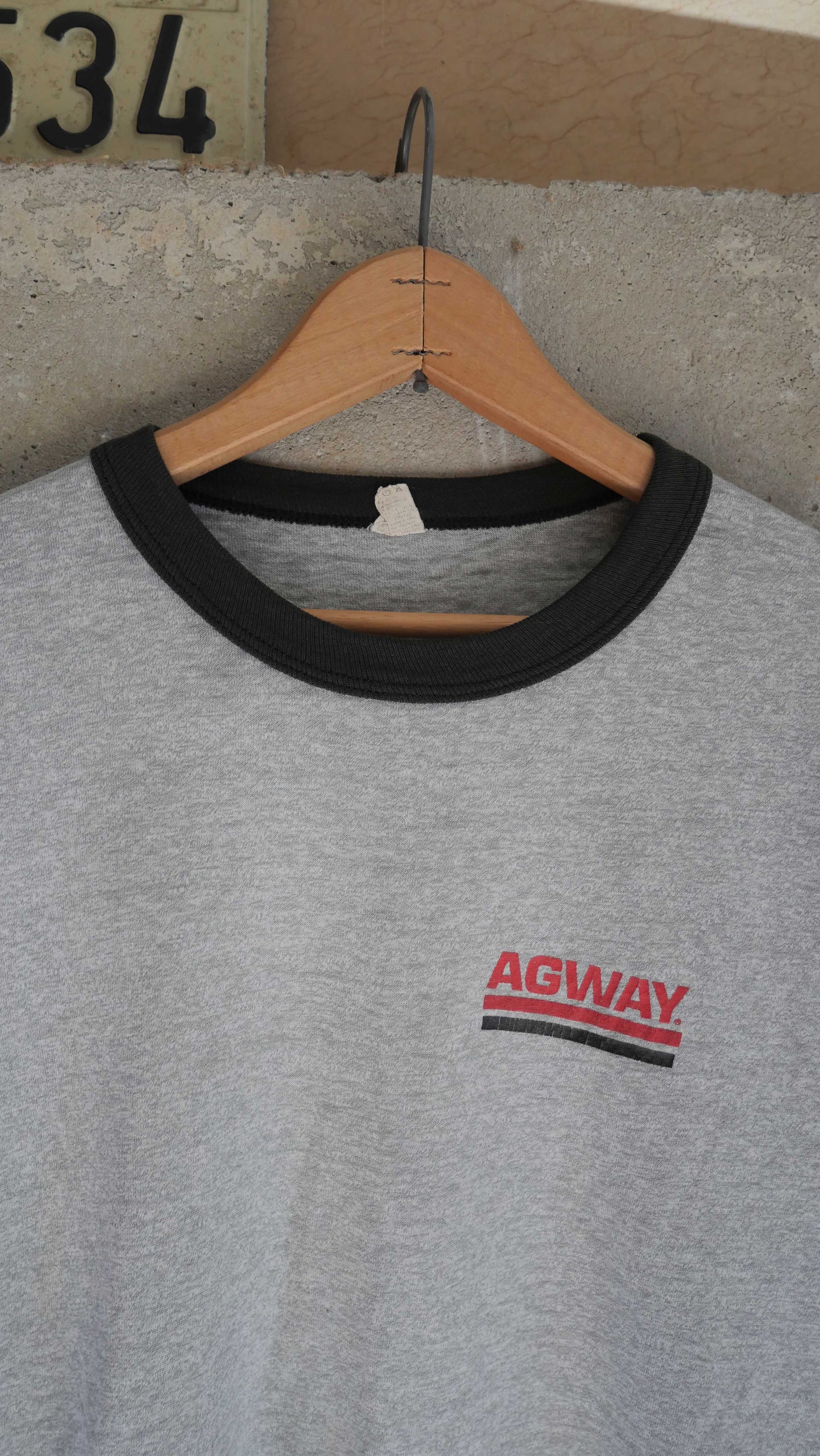 1980s Boxy Ringer Tee | L