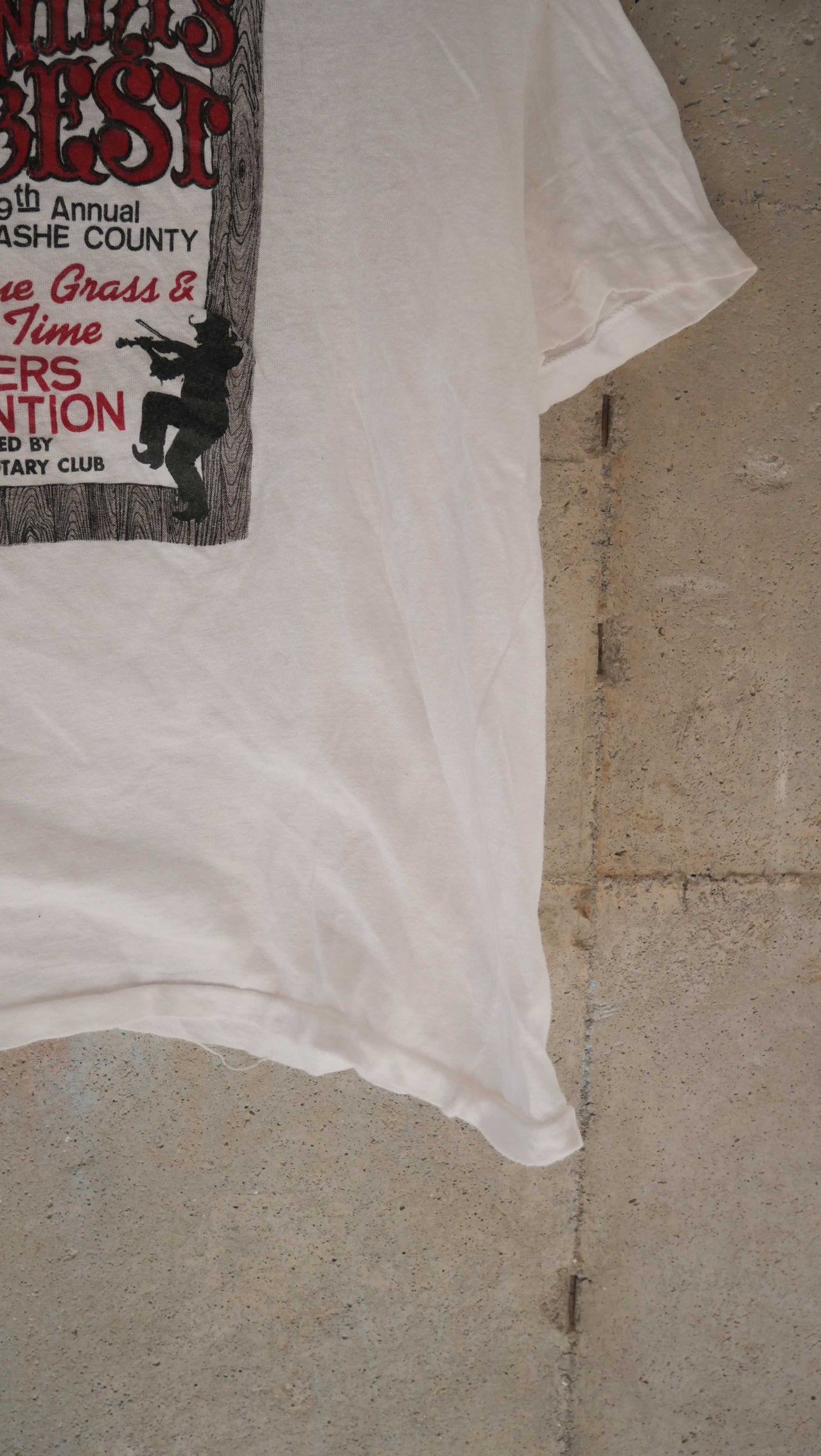 1970s Blue Grass Boxy Tee | M