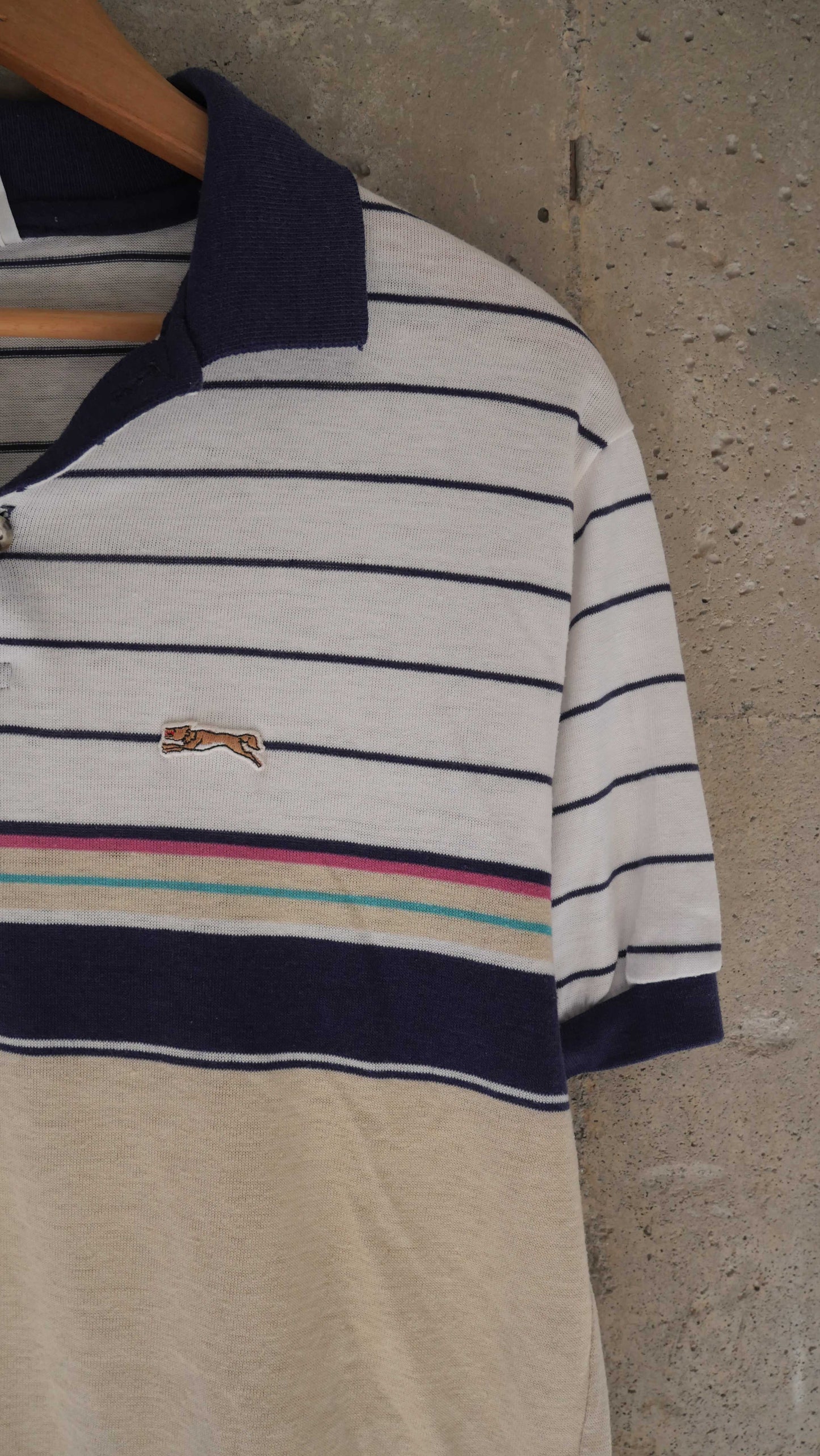 1980s Striped Shirt | M