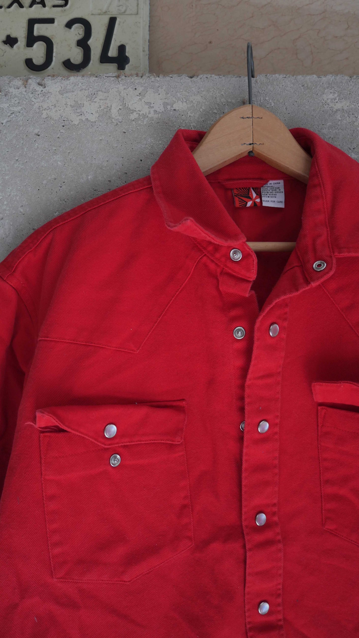 2000s Boxy Twill Pearl Snap | L