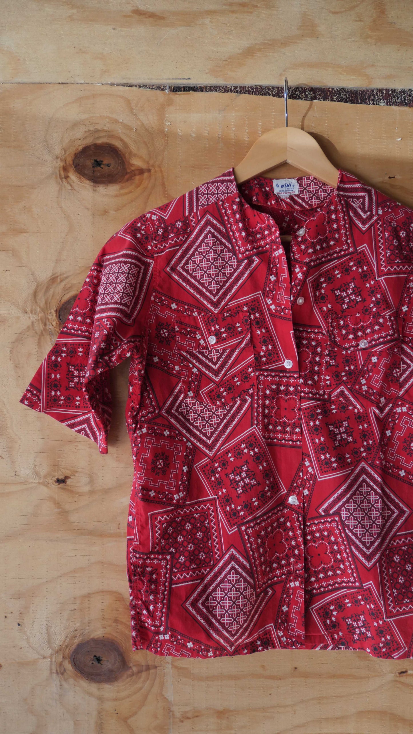 1960s Paisley Shirt | M